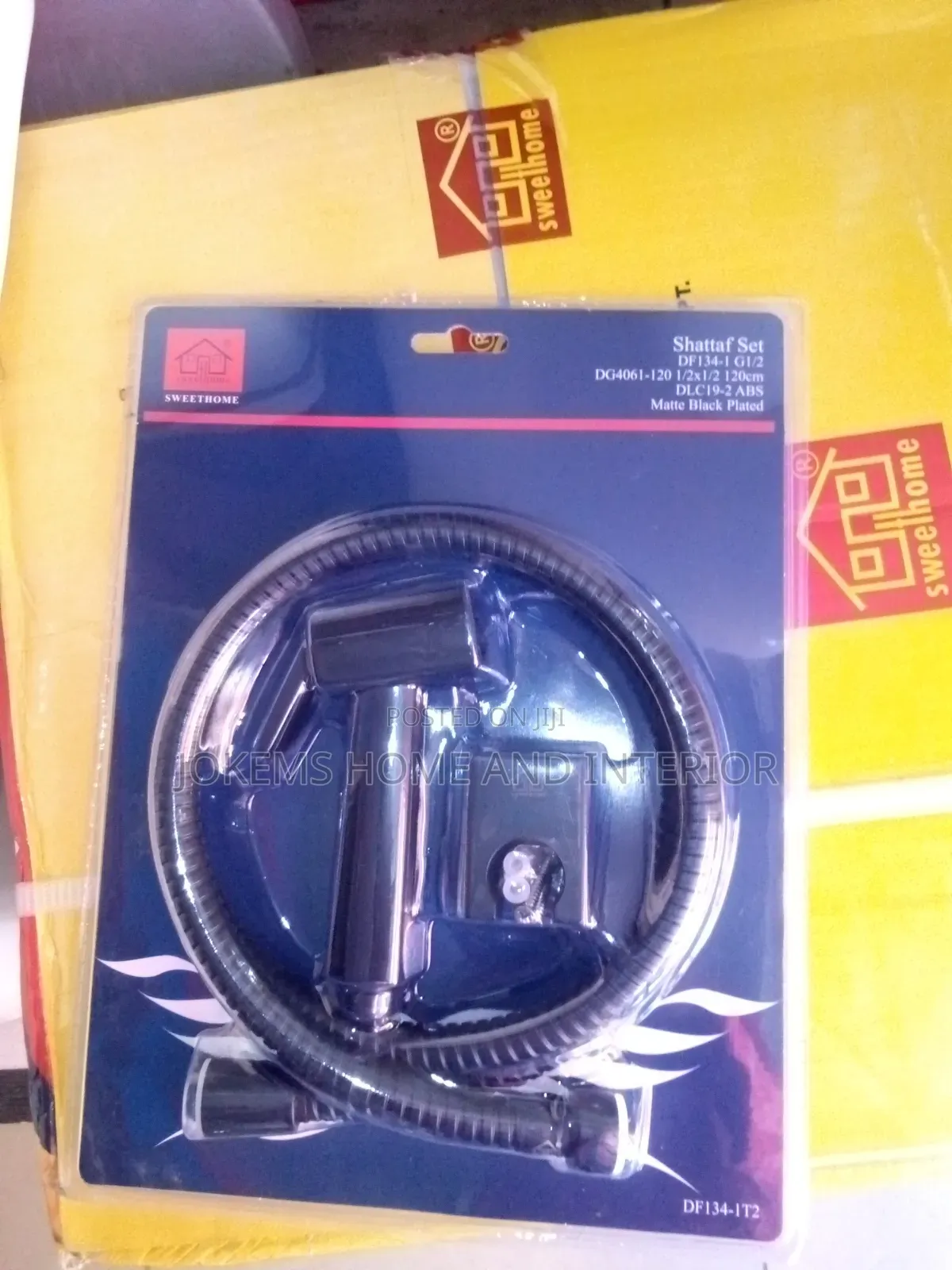 Black Pressing Shower Iron Cable