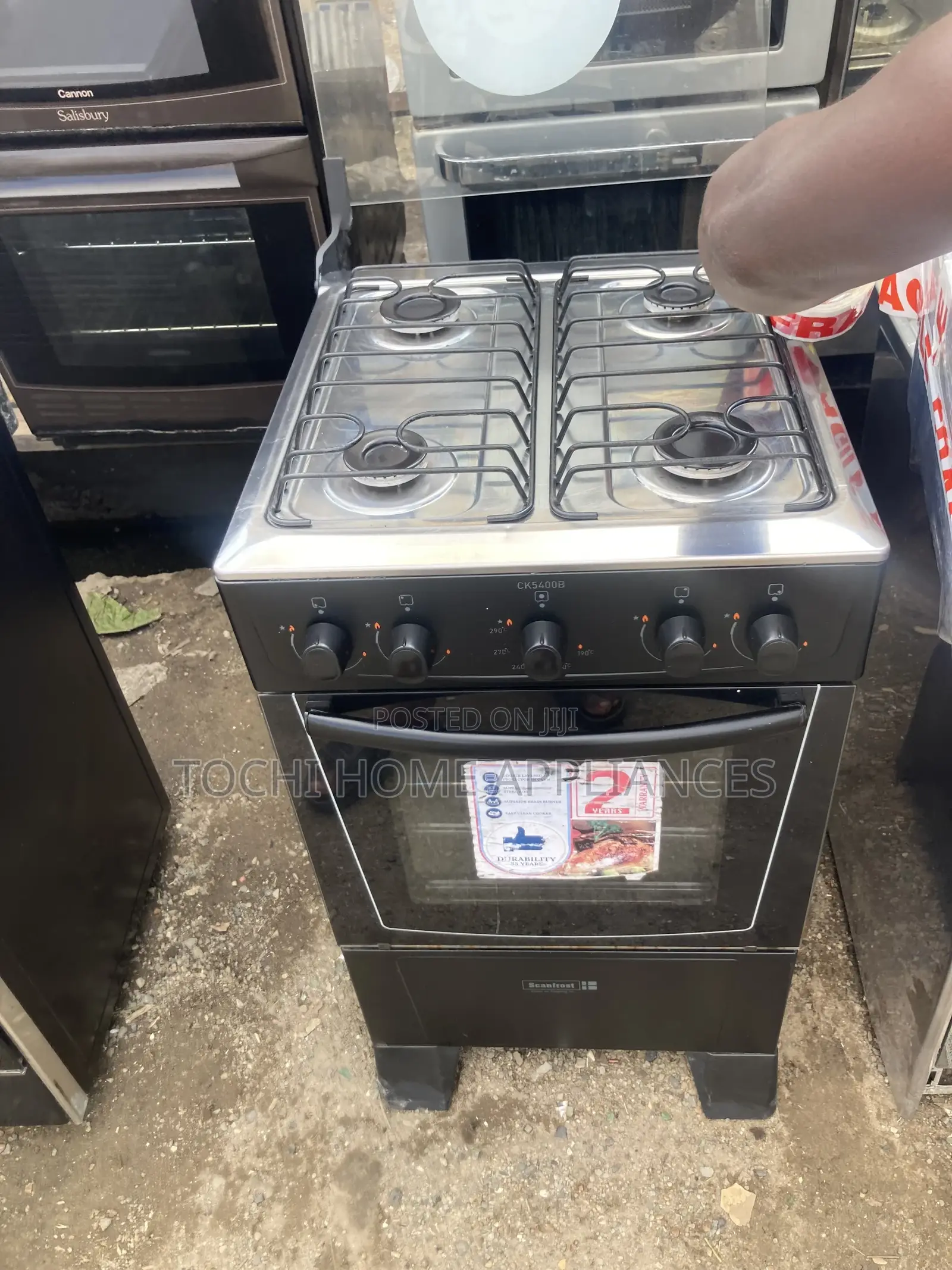 50cm Standing Gas Cooker