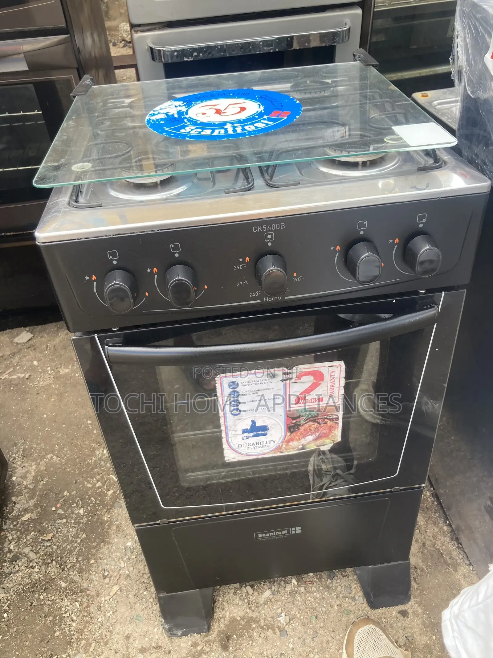 50cm Standing Gas Cooker