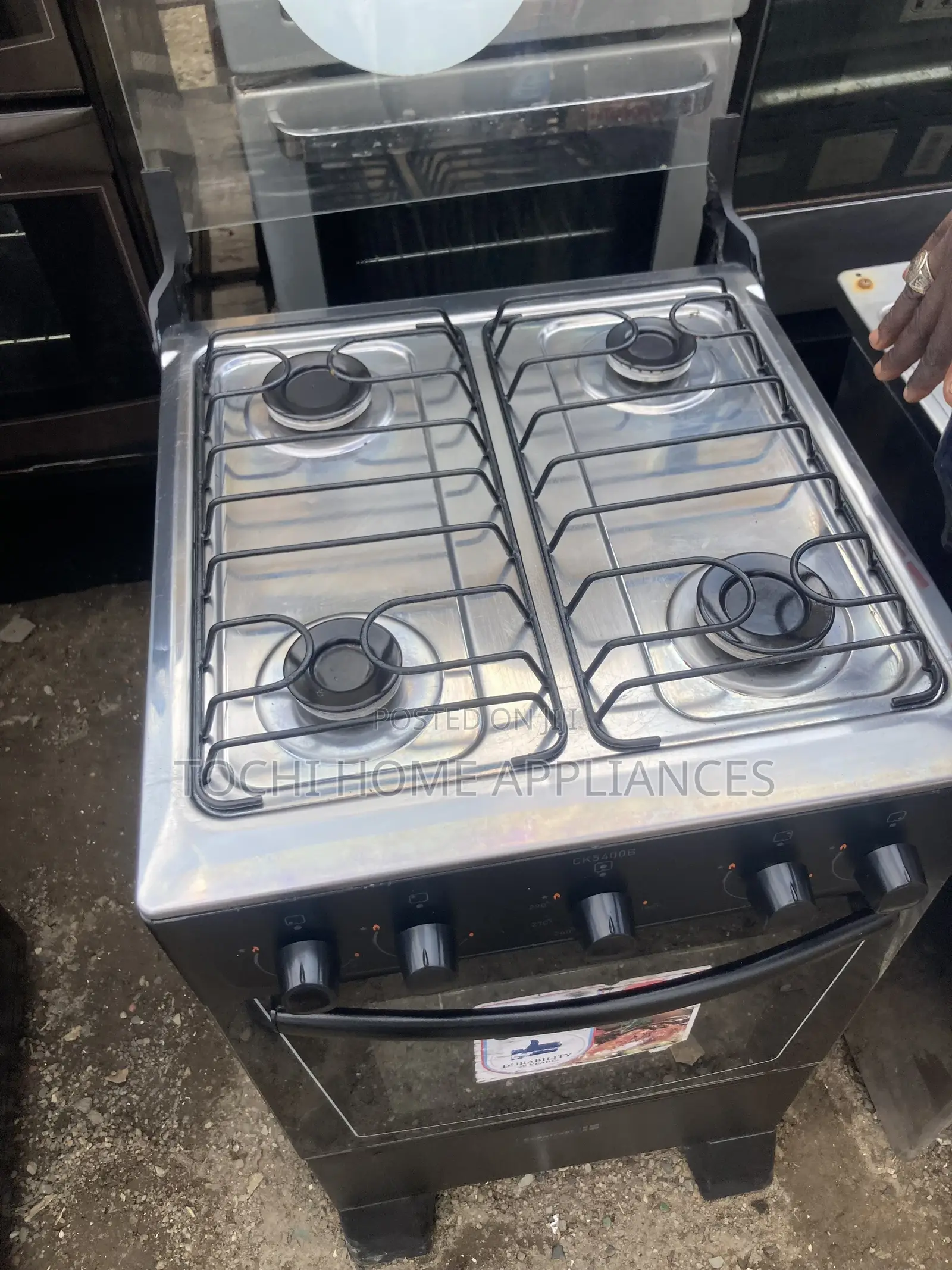 50cm Standing Gas Cooker