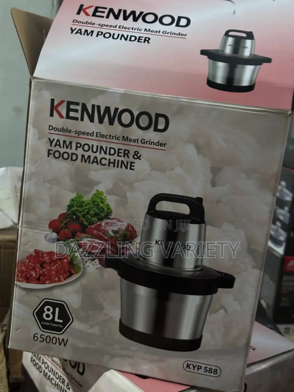 8litres Kenwood Yam Pounder/Food Processor With Copper Motor