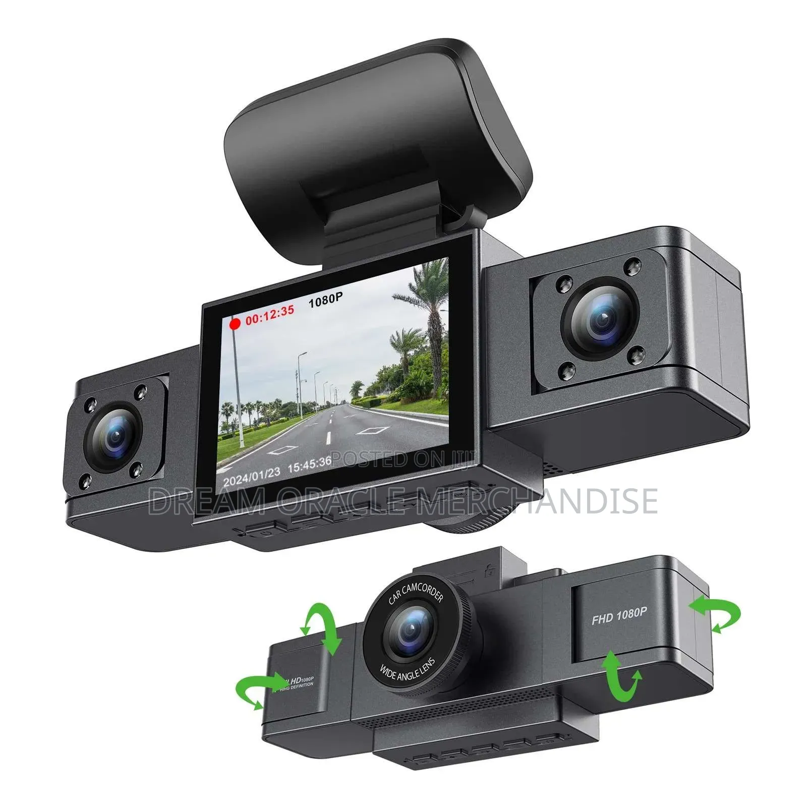 Hd 3 in 1 Car DVR Recorder