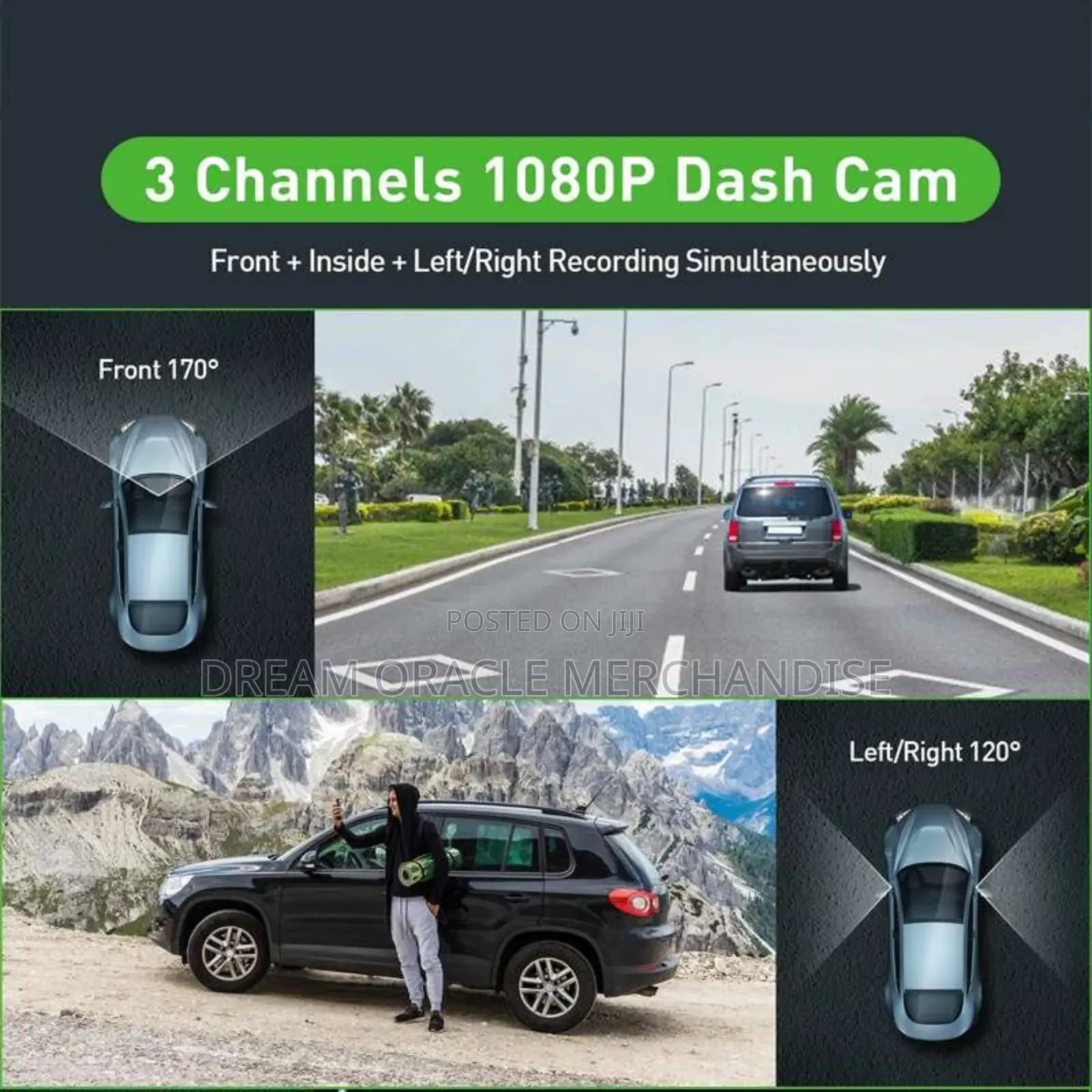 Hd 3 in 1 Car DVR Recorder
