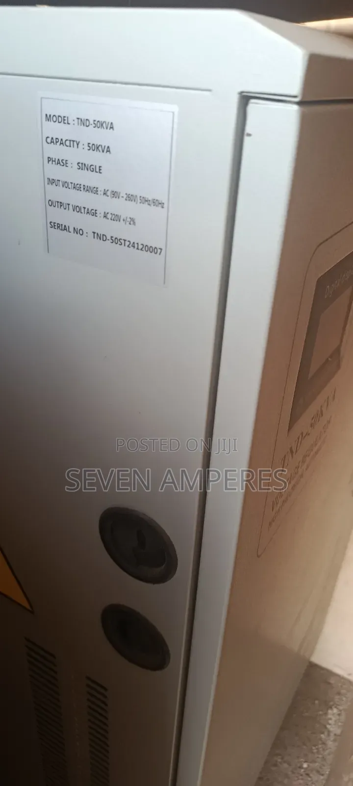 Rilsopower 50kva Servo Motor Stabilizer