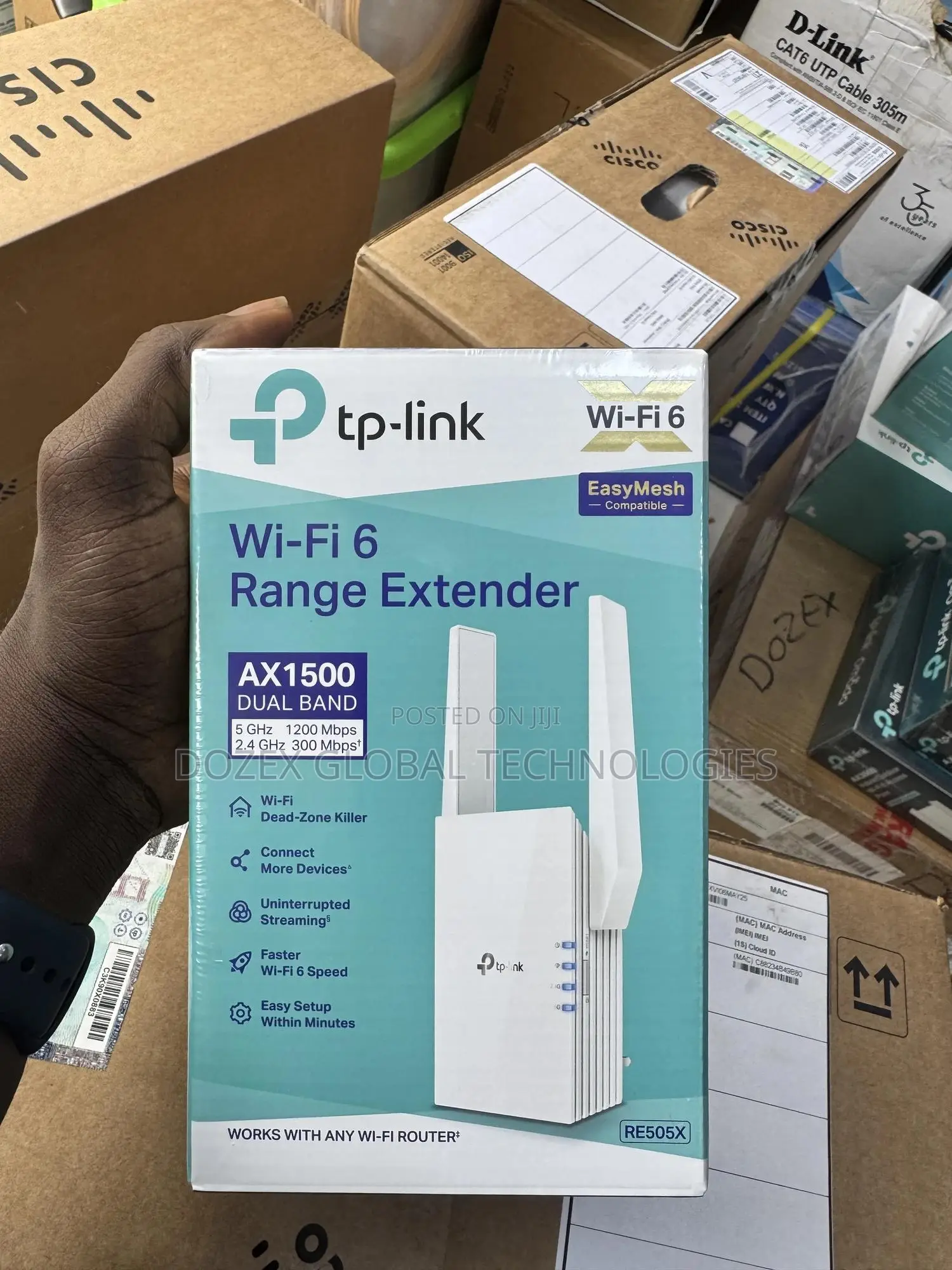 Tp-Link Wifi 6 Mesh Extender Re505x