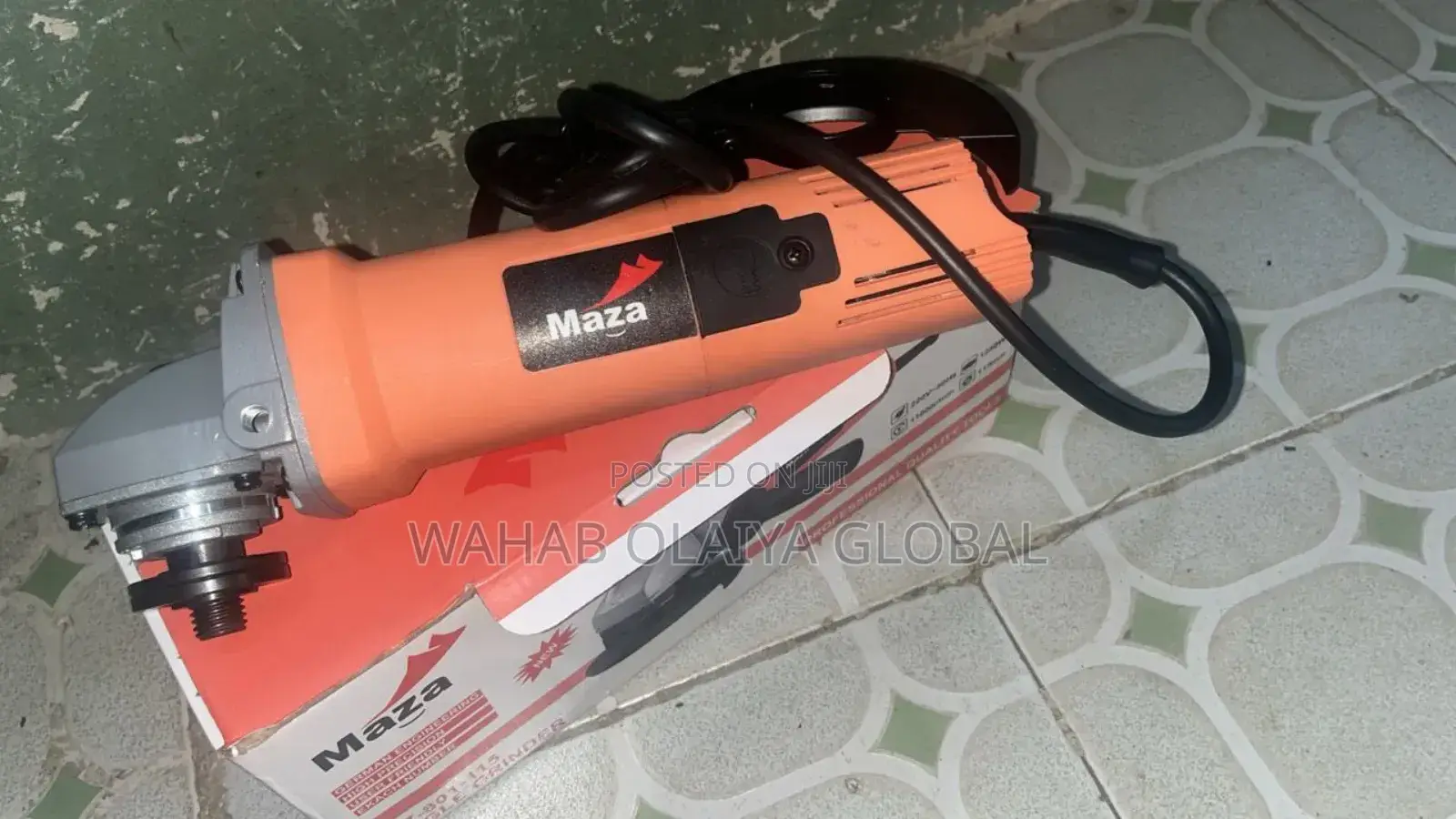 Maza 115mm Angle Grinder W1250 – 1100w Compact Durable Tool
