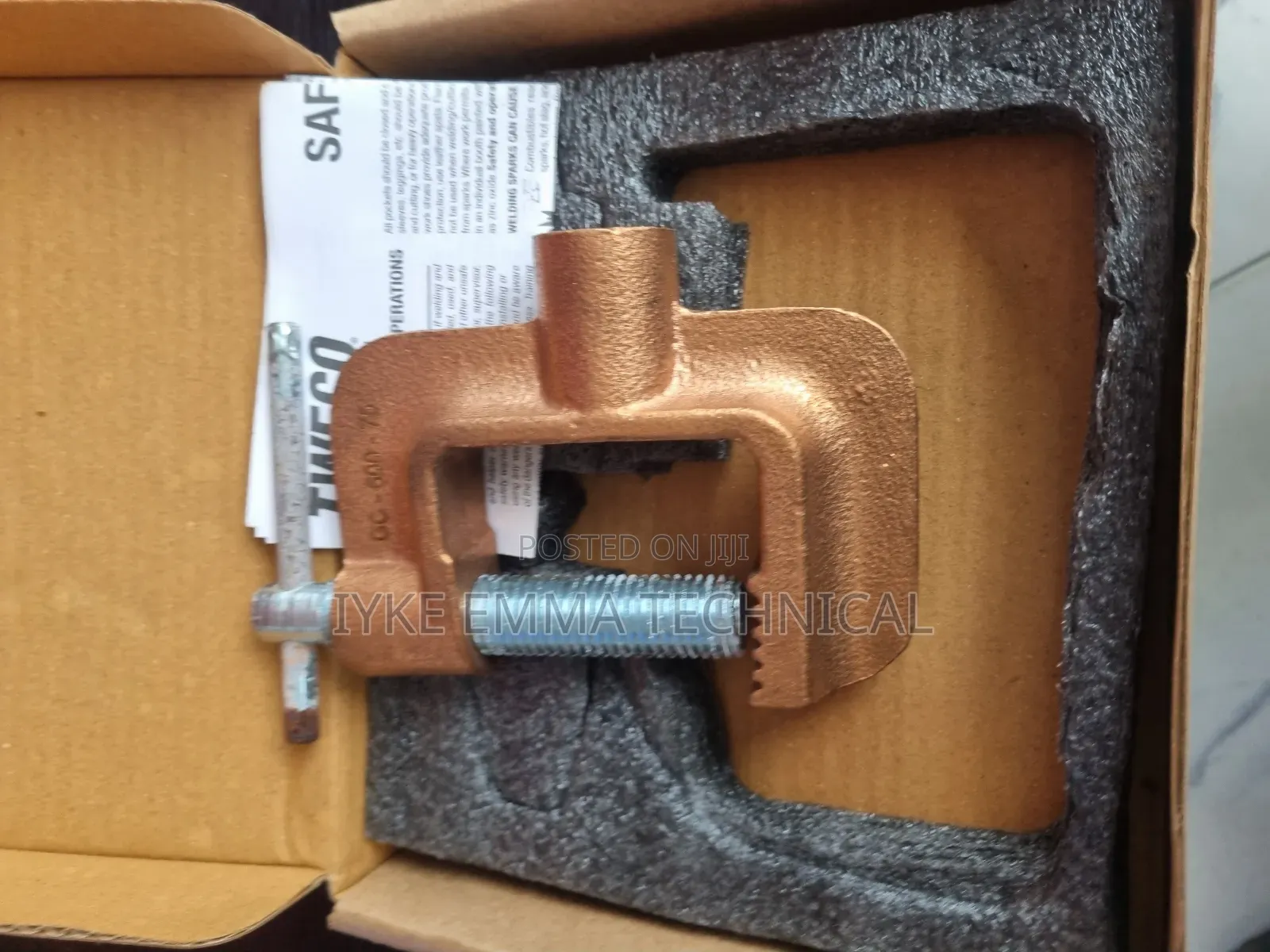Heavy Duty Copper Earth Clamp