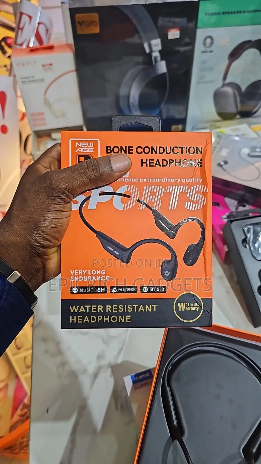 New Age Bone Conduction Fusion Pro Headphones