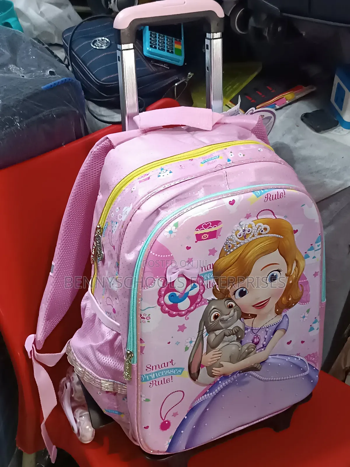 Sophia Quality Turkey Children Girls Trolley School Bag
