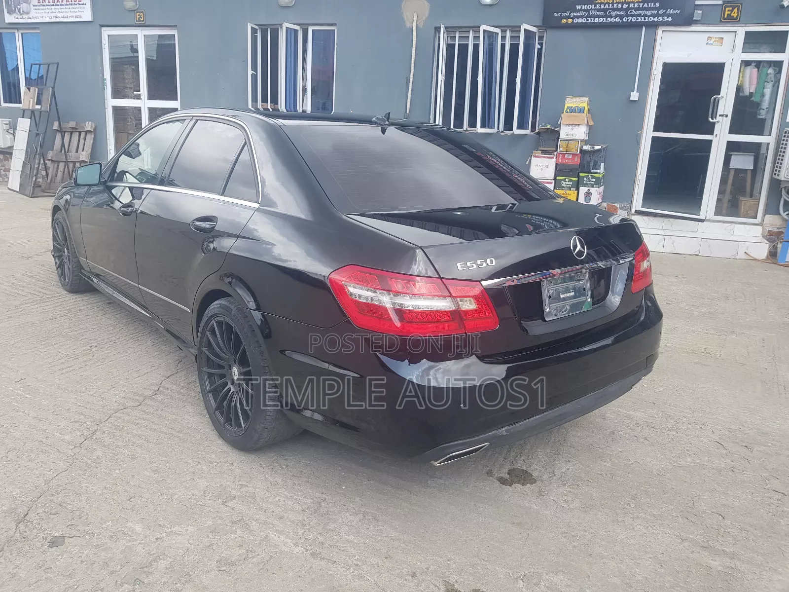 Mercedes-Benz E550 2010 Black