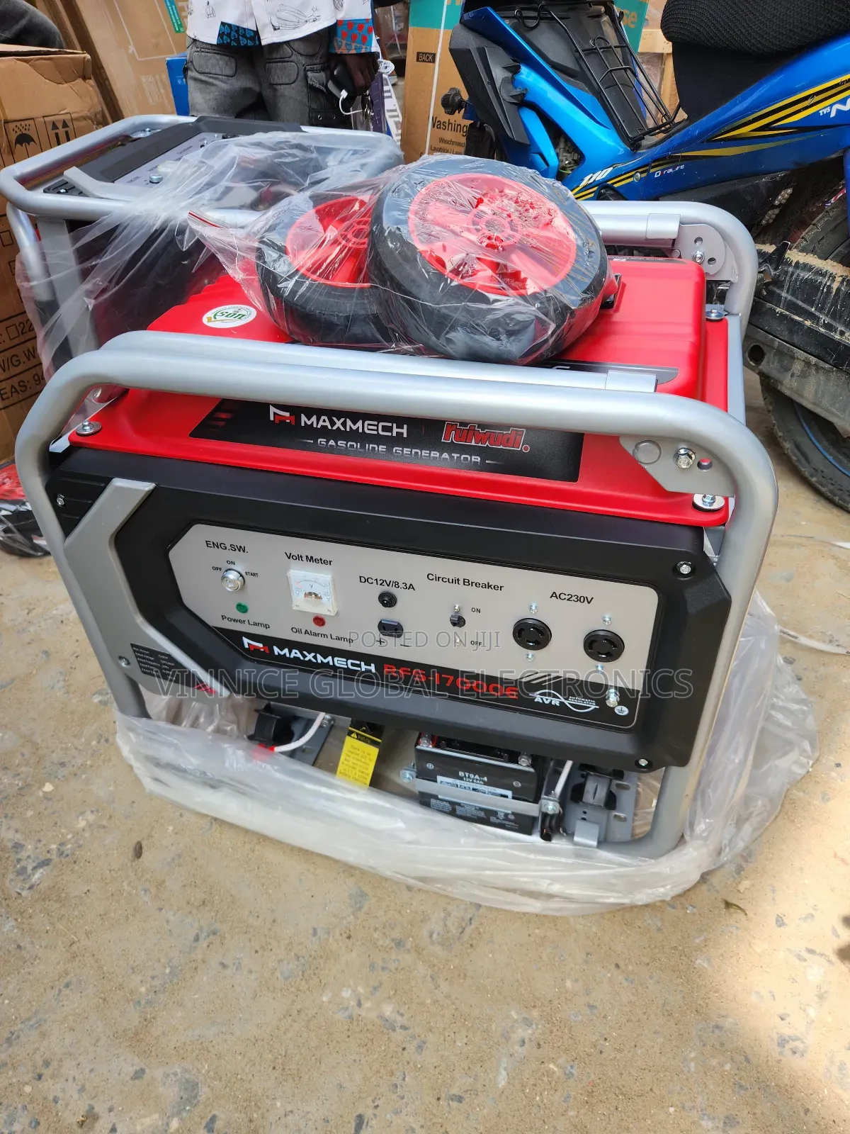 15kva Maxmech Heavy Duty Generator 100% Copper Coil Key Start