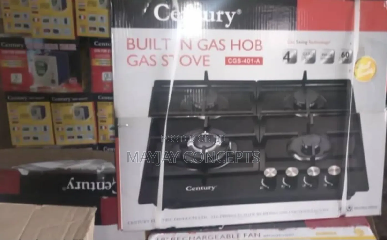 Century Built-in Cabinet Glass Gas Hob Gas Stove-Auto Ignition-4 Face