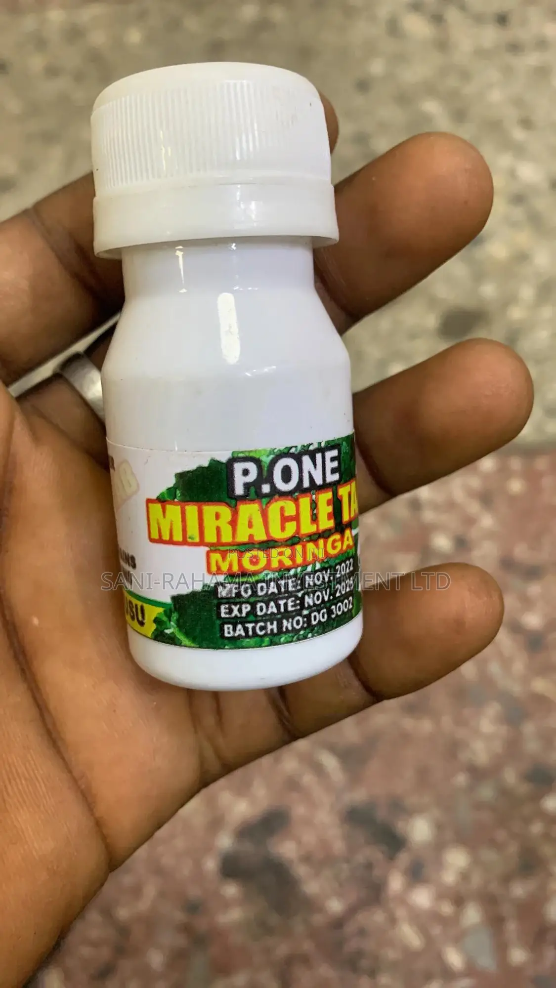 P. One Miracle Tablet ( Moringa Tablet).