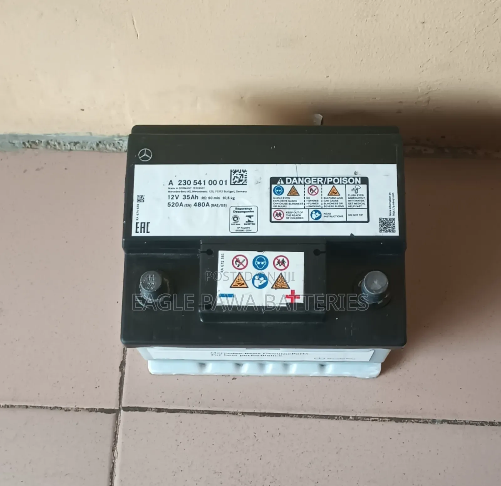 Benz Auxiliary Battery