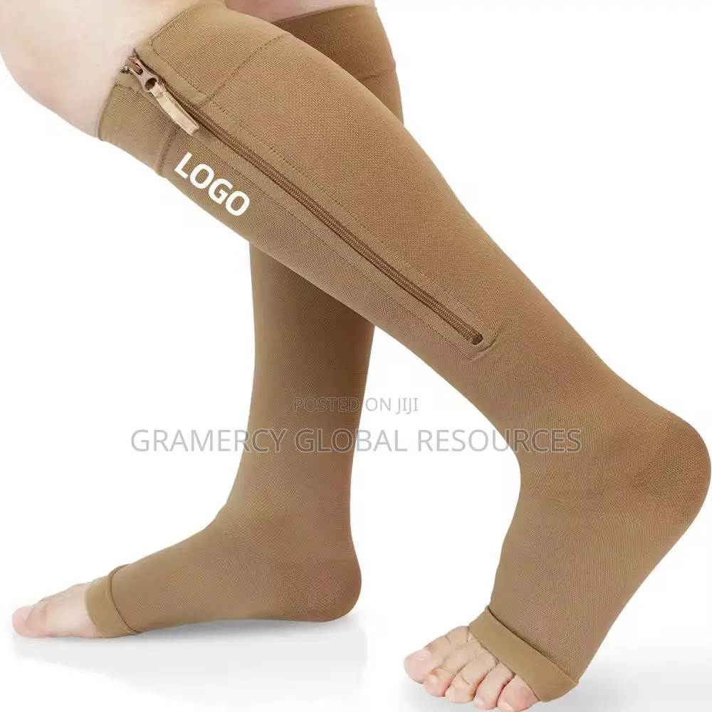 Post Op Compression Socks 20-30mmhg Pressure With Zipper