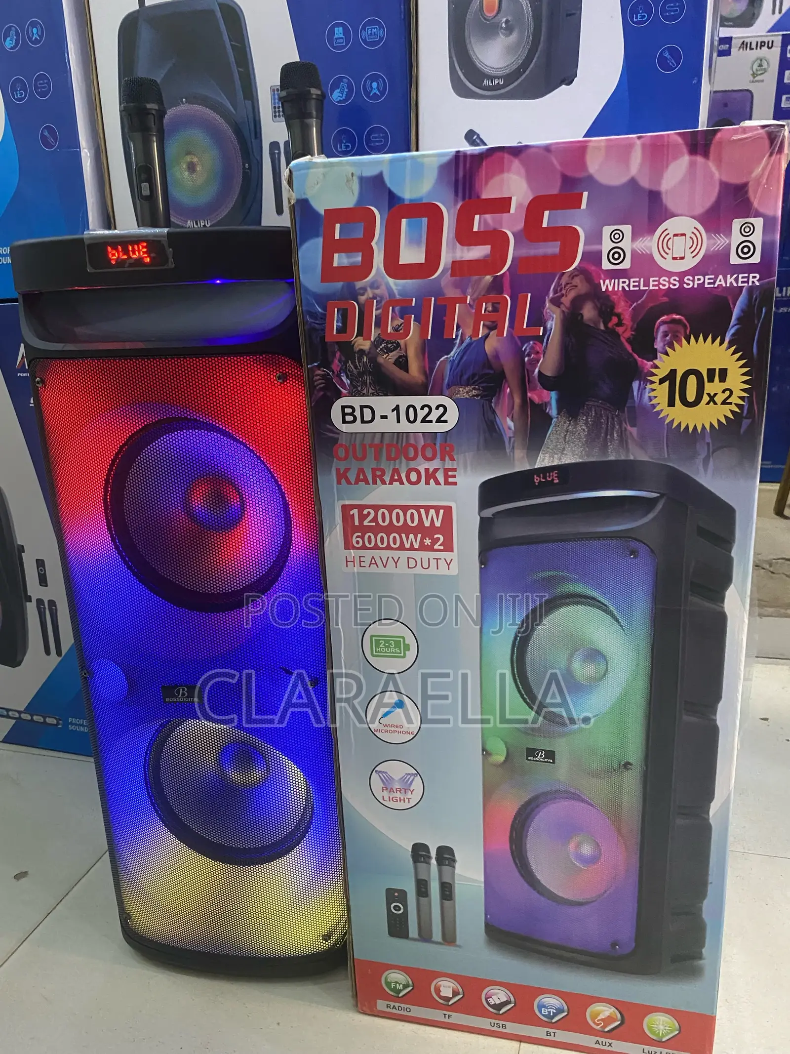 Boss Digital Bd-1022 Wireless Speaker.G
