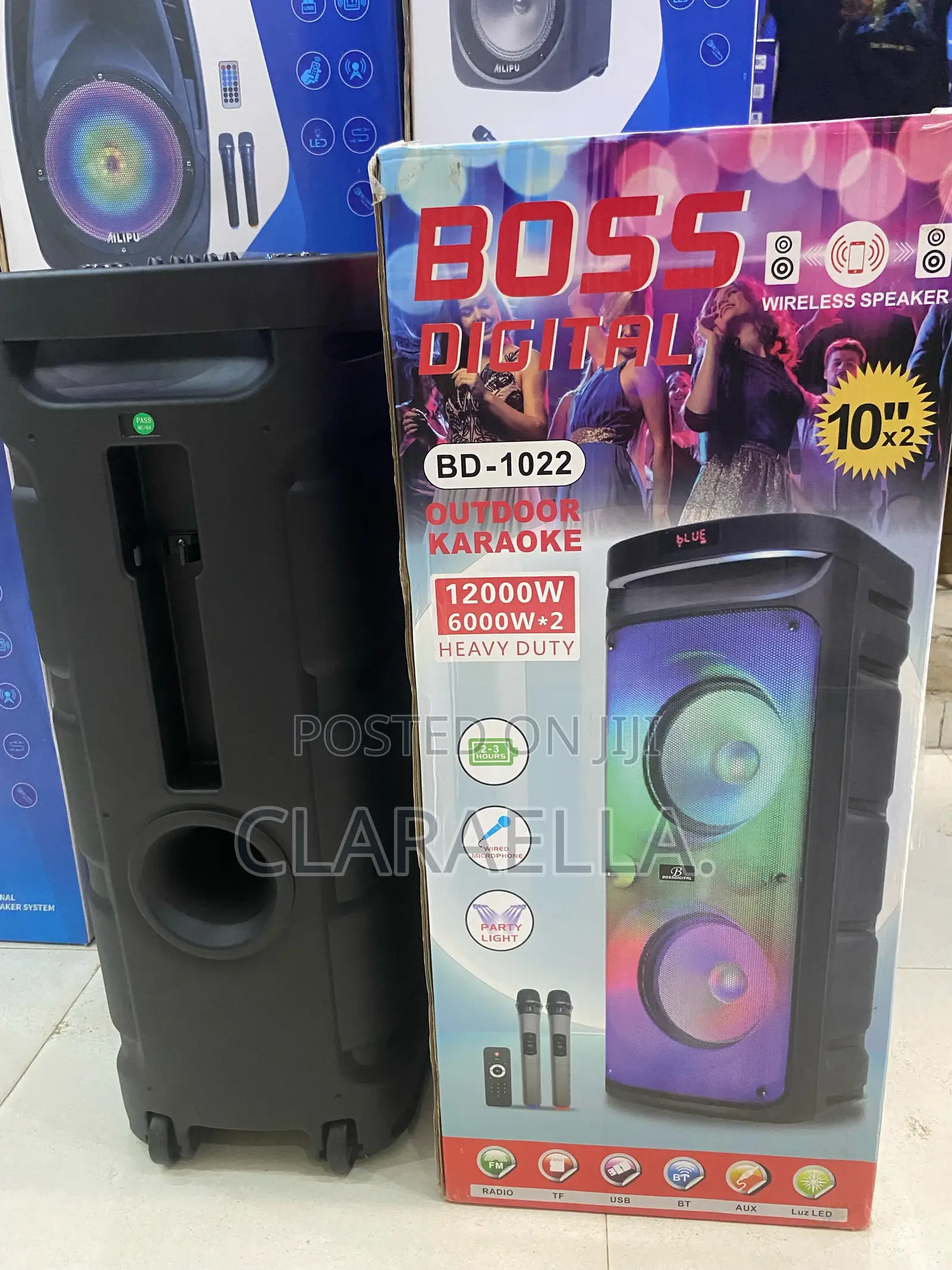 Boss Digital Bd-1022 Wireless Speaker.G