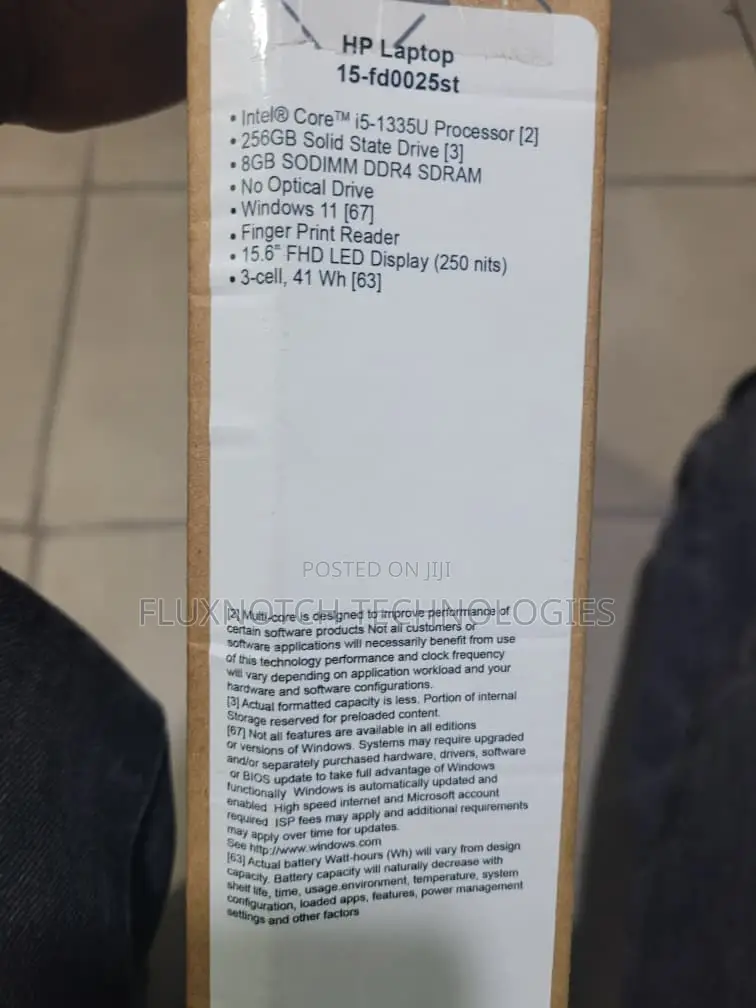 New Laptop HP 15 8GB Intel Core i5 SSD 256GB
