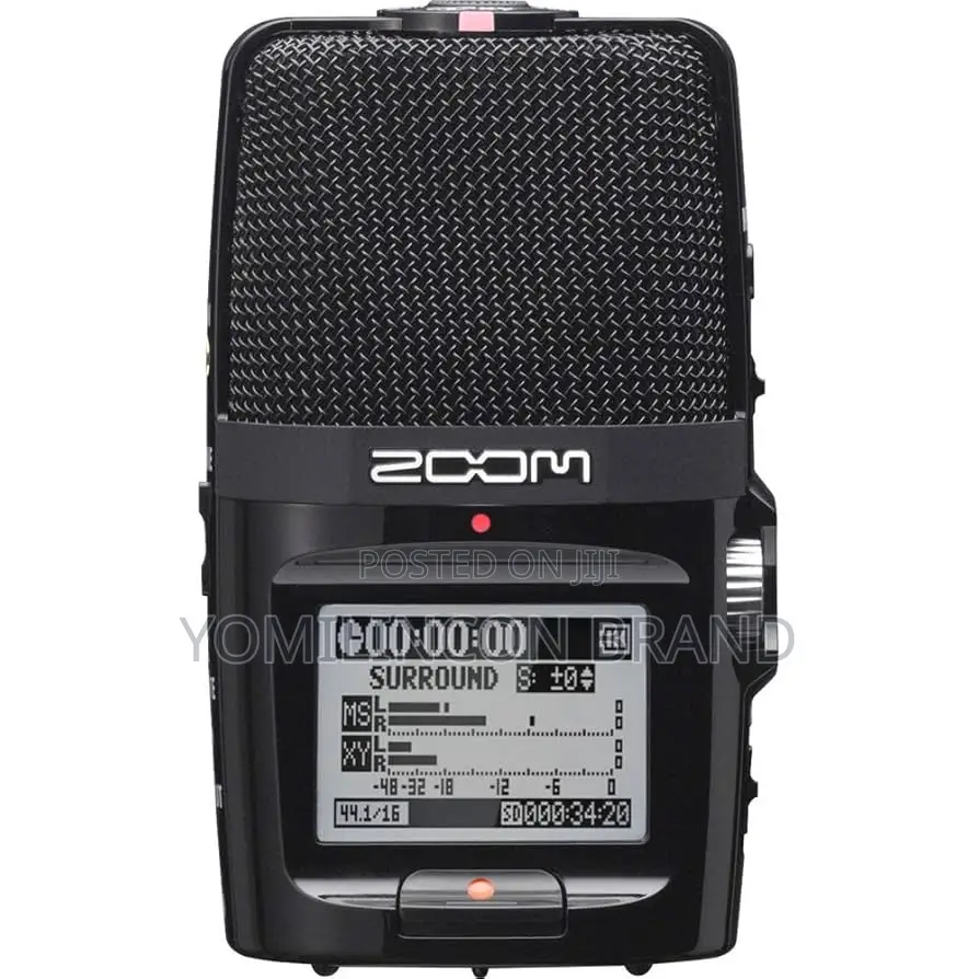 Zoom H2n Stereo/Surround-Sound Portable Recorder, 5 Built-in Microphon