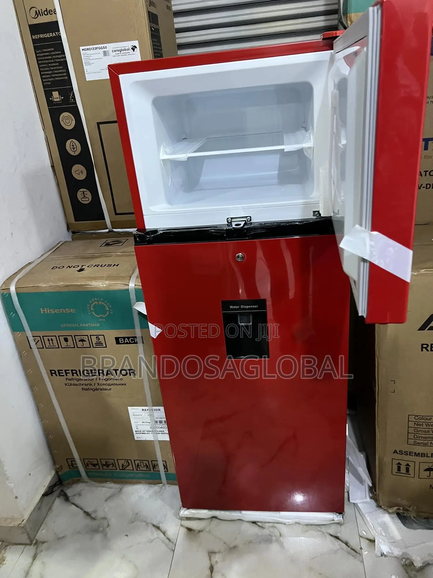 Hisense 204l Double Door Ref‐205drb – Water Dispenser + Warranty
