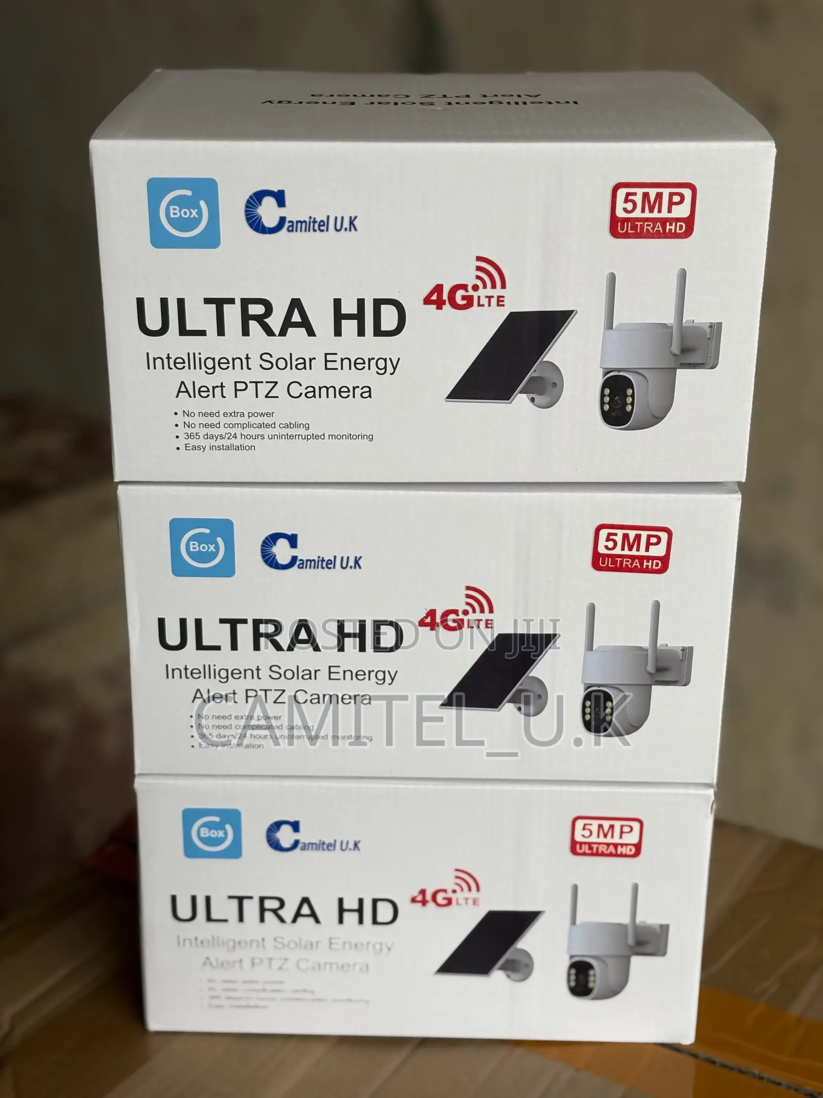 4g Ubox Single Lens Ultra Hd Intelligent Solar Energy Alert PTZ Camera