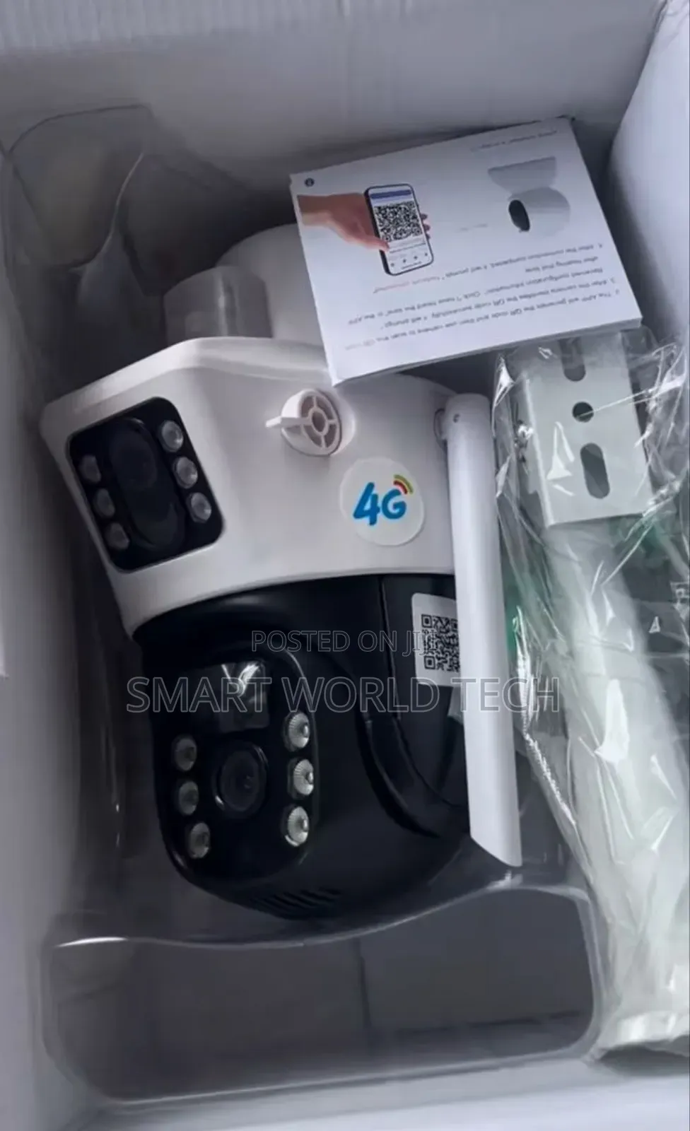 PTZ Dual Lens Solar Camera Sim Card Enable