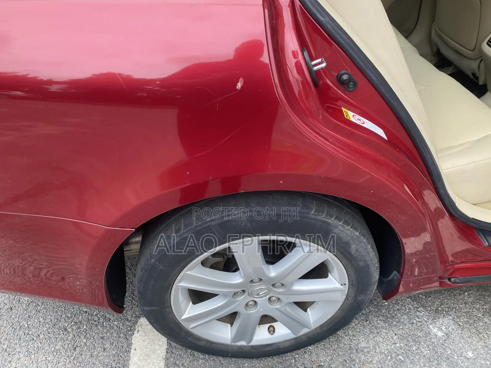 Lexus ES 350 2010 Red