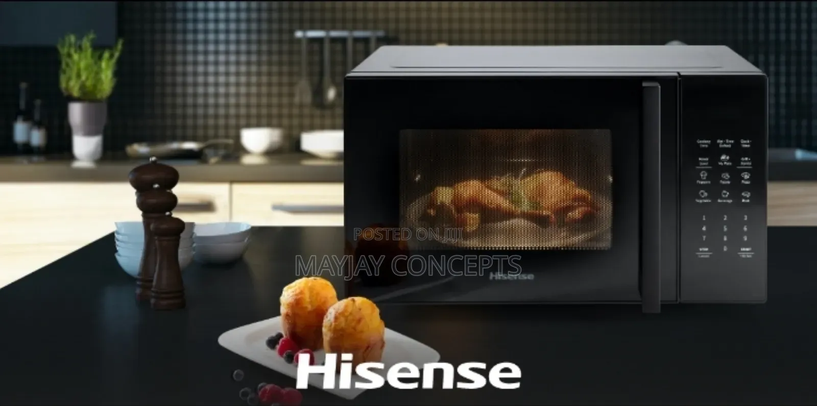 Hisense 20litres Microwave Oven With 700w Power-Fit for Solar/Electric