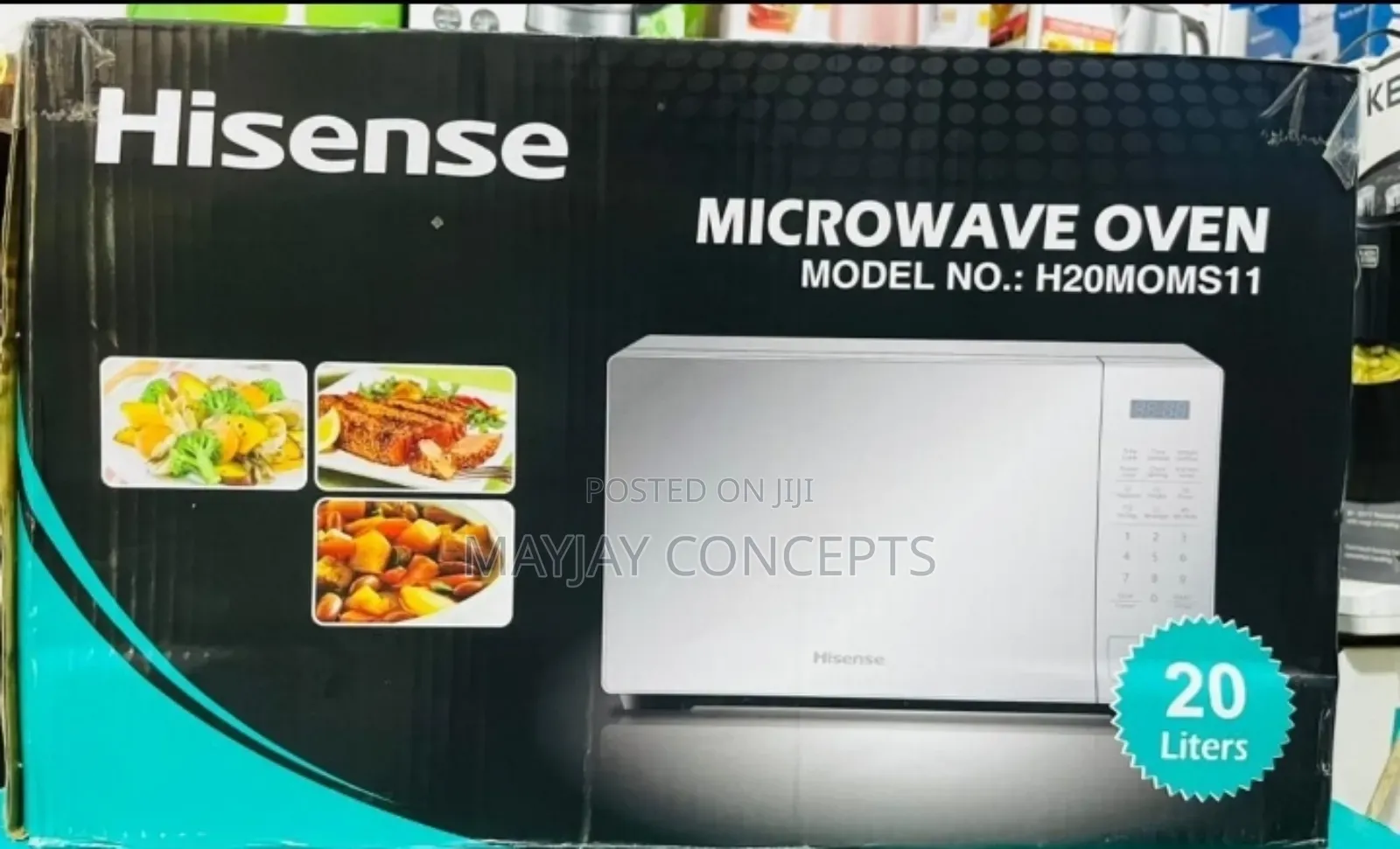Hisense 20litres Microwave Oven With 700w Power-Fit for Solar/Electric