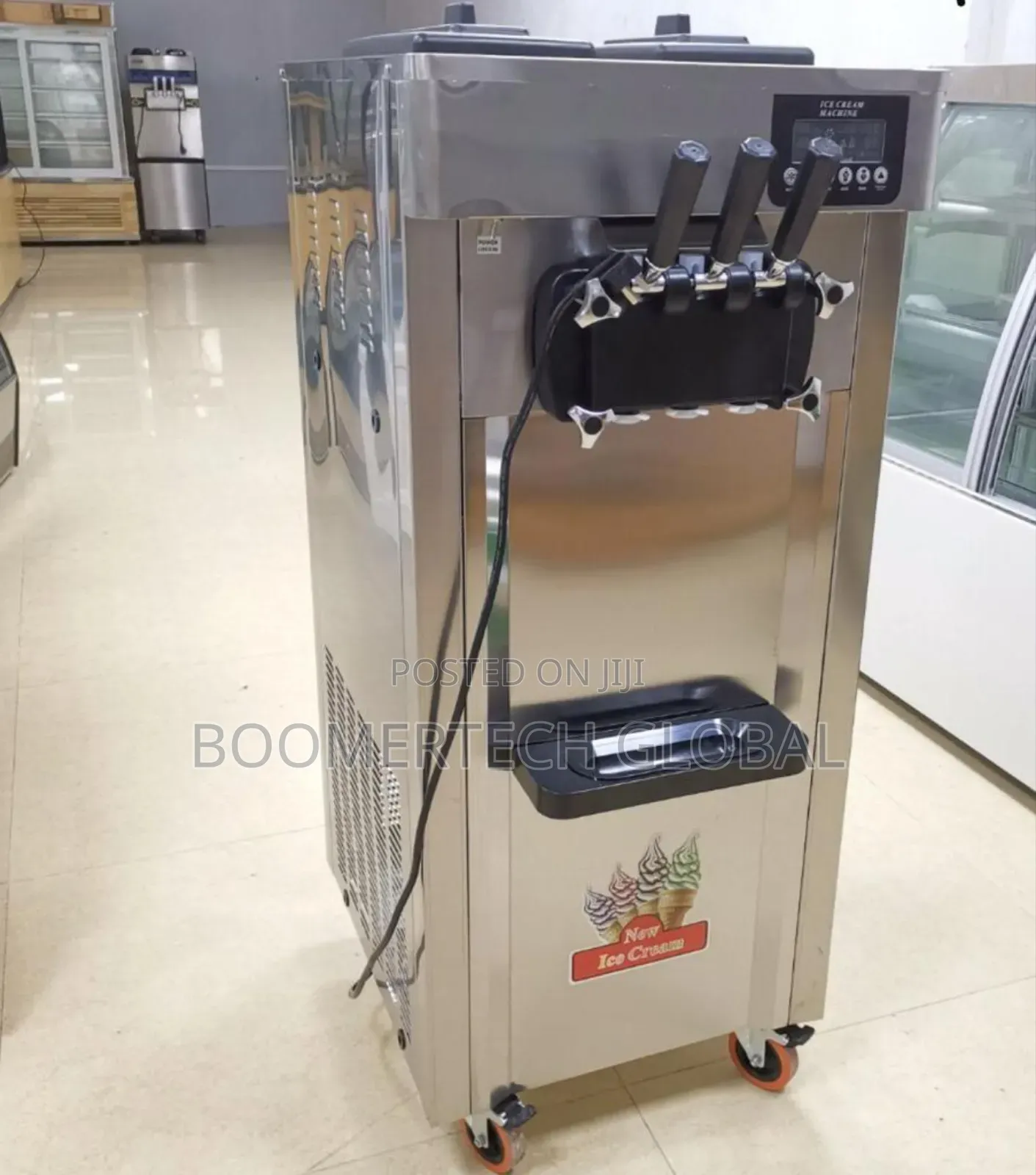 Commercial Soft-Serve Ice Cream Machine