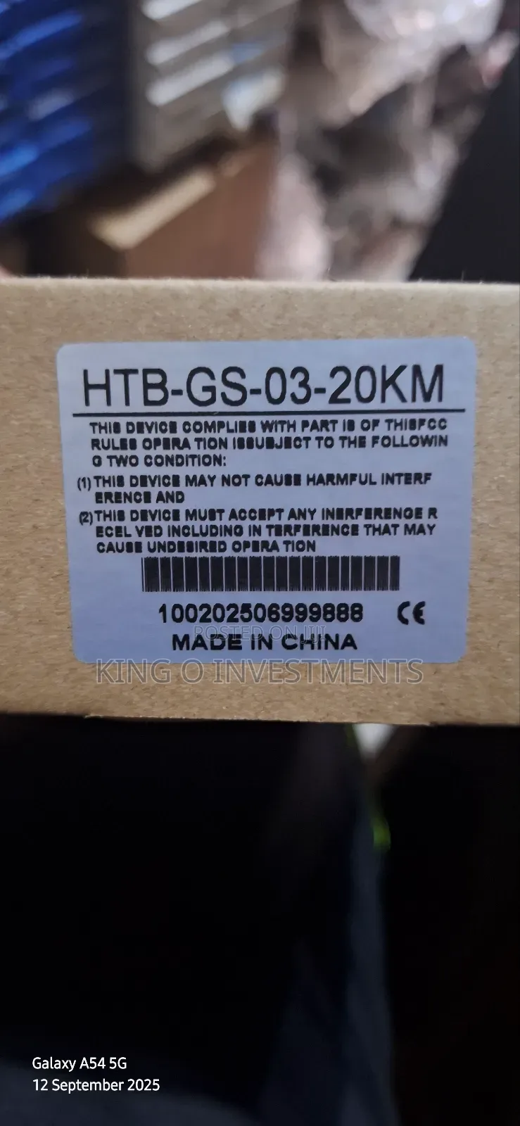 HTB Media Net Link Fiber Optic Device