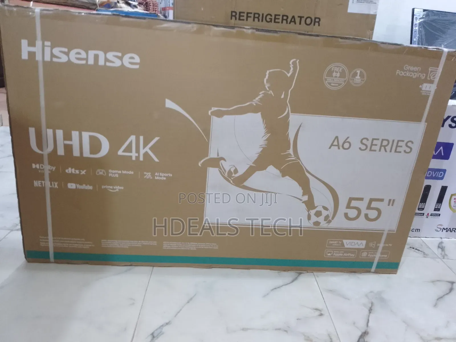Latest Hisense 55-Inch Vidaa Smart Tv [55a6h].