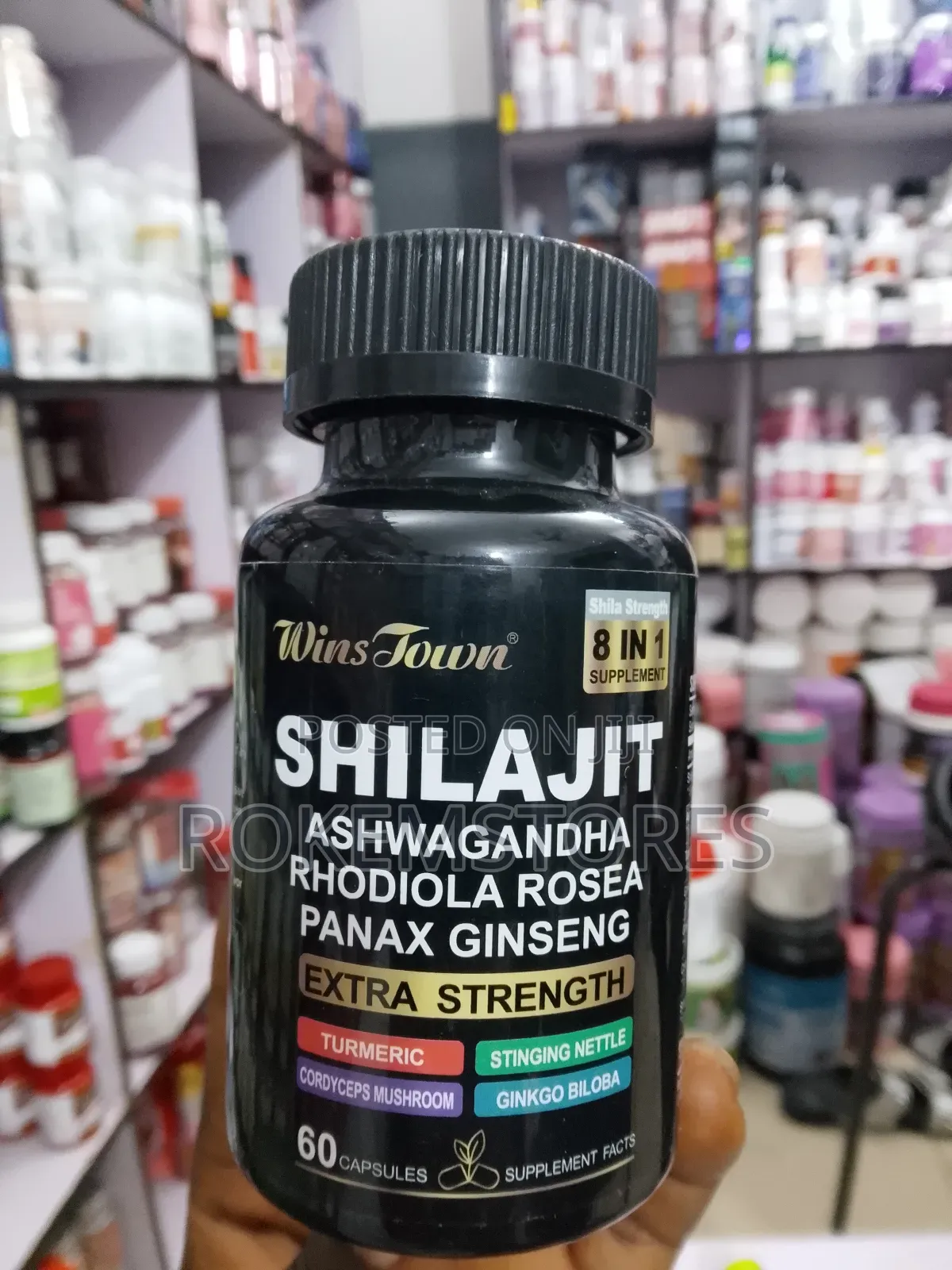 Shilajit Ashwagandha Rhodiola Rosea Panax Ginseng