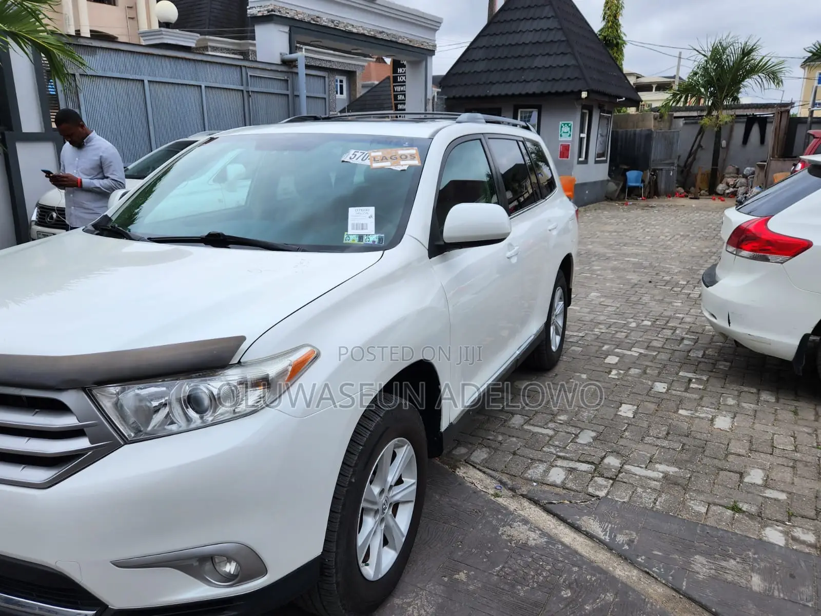 Toyota Highlander SE 3.5L 4WD 2013 White