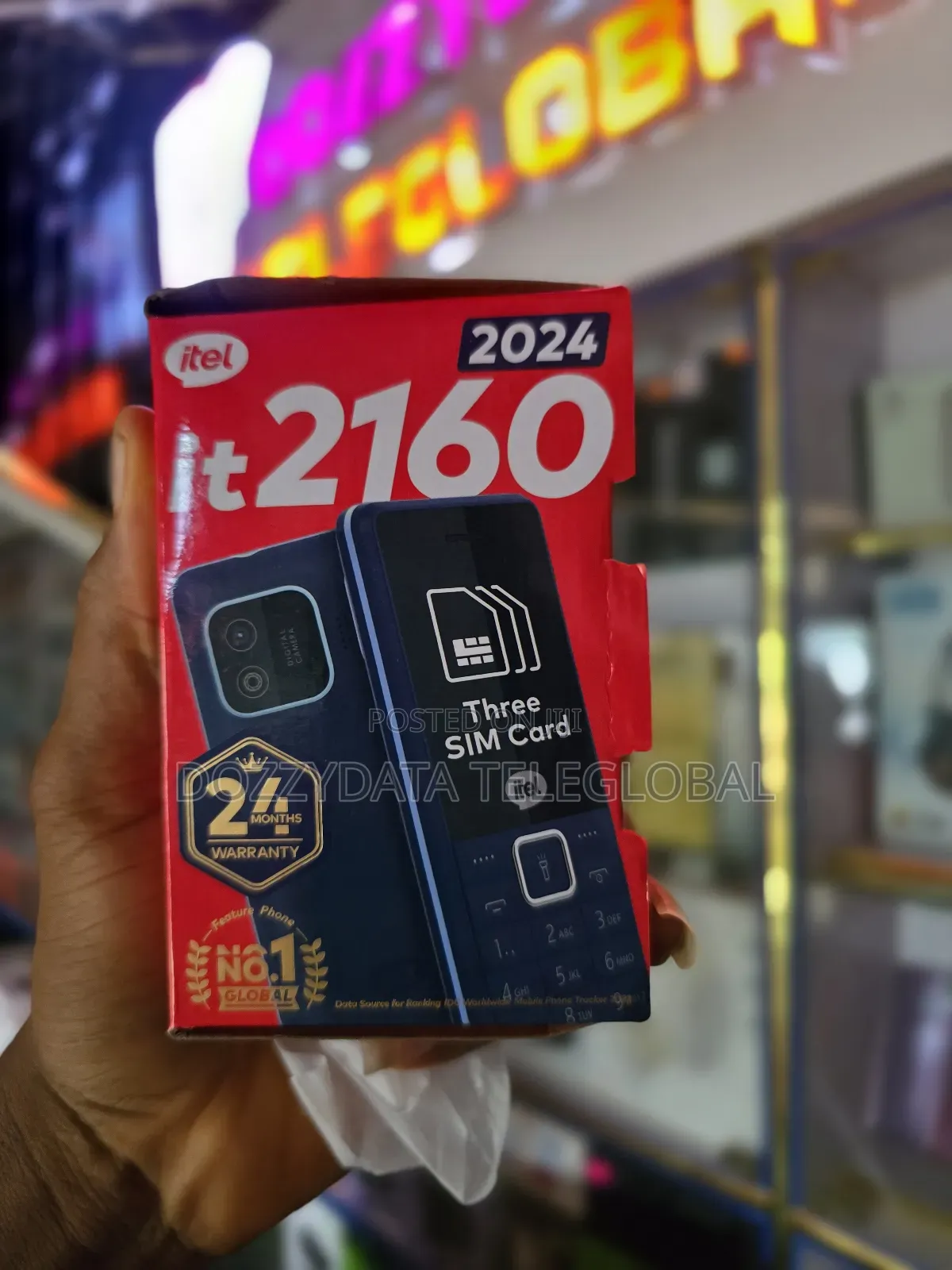 New Itel it2160 64 GB Blue