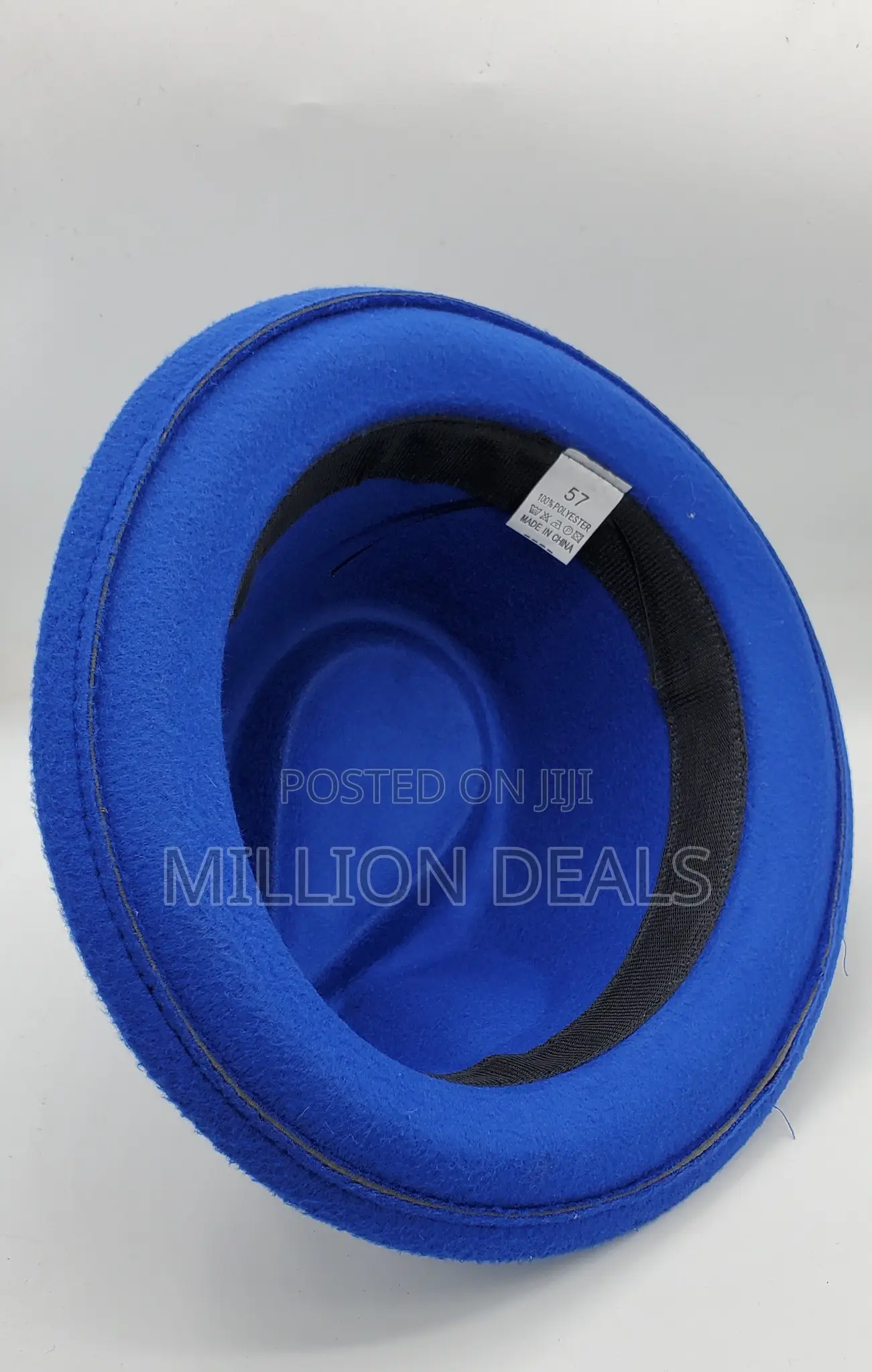 Stylish Cowboy Inspires Men’S Fedora Hat Blue