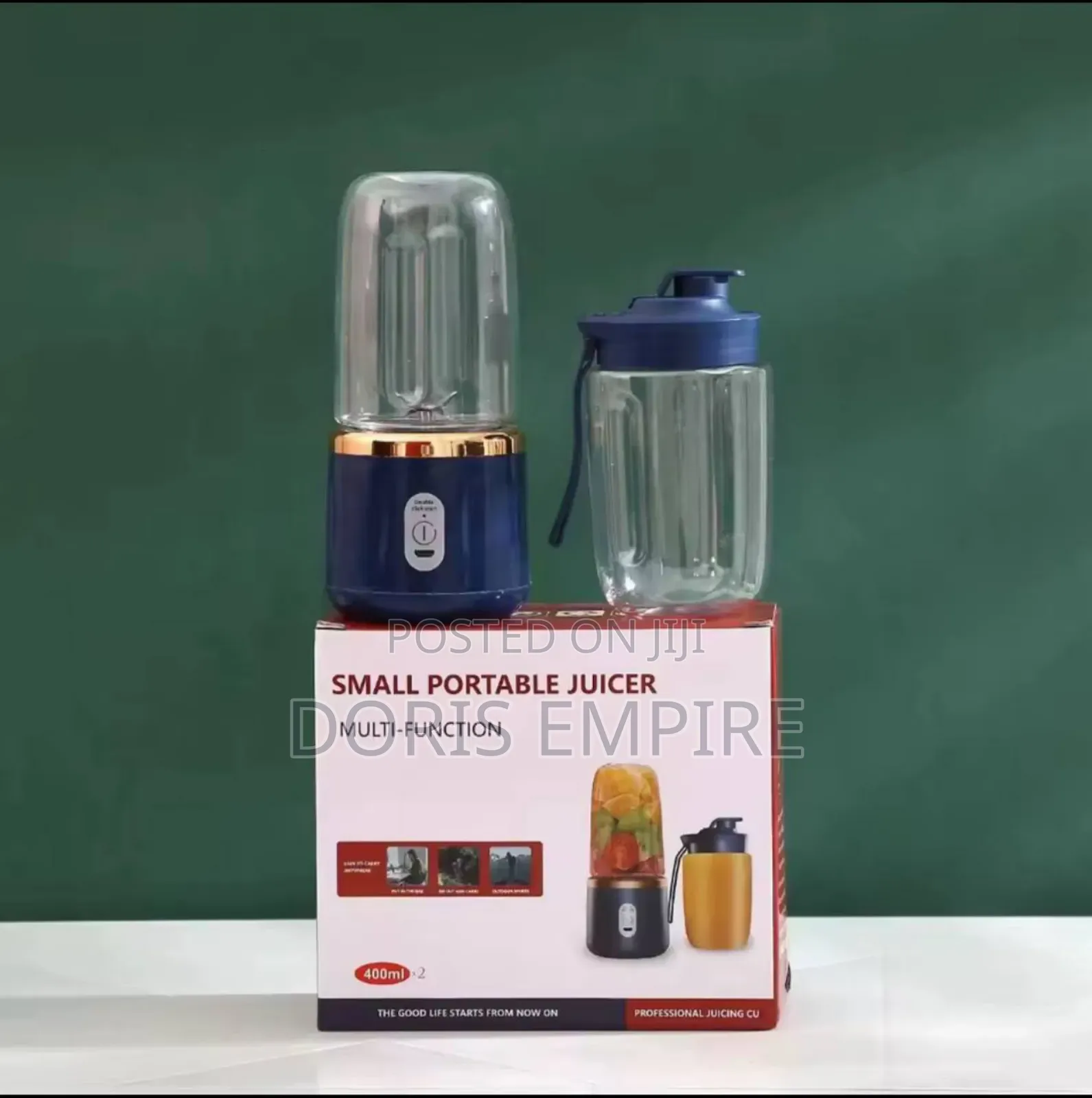 Portable Juice Blender Usb Rechargeable Juicer 6-Blade Juice Cup