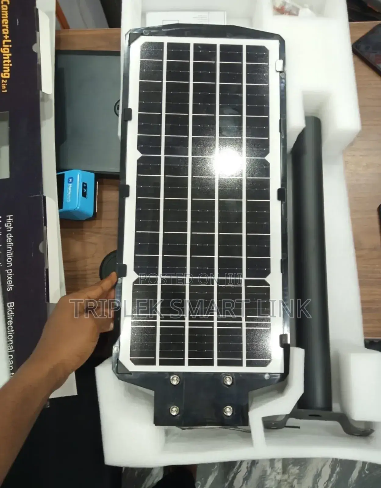Smart Ai Solar 4 Lens PTZ Camera and Light With Complete Accessories