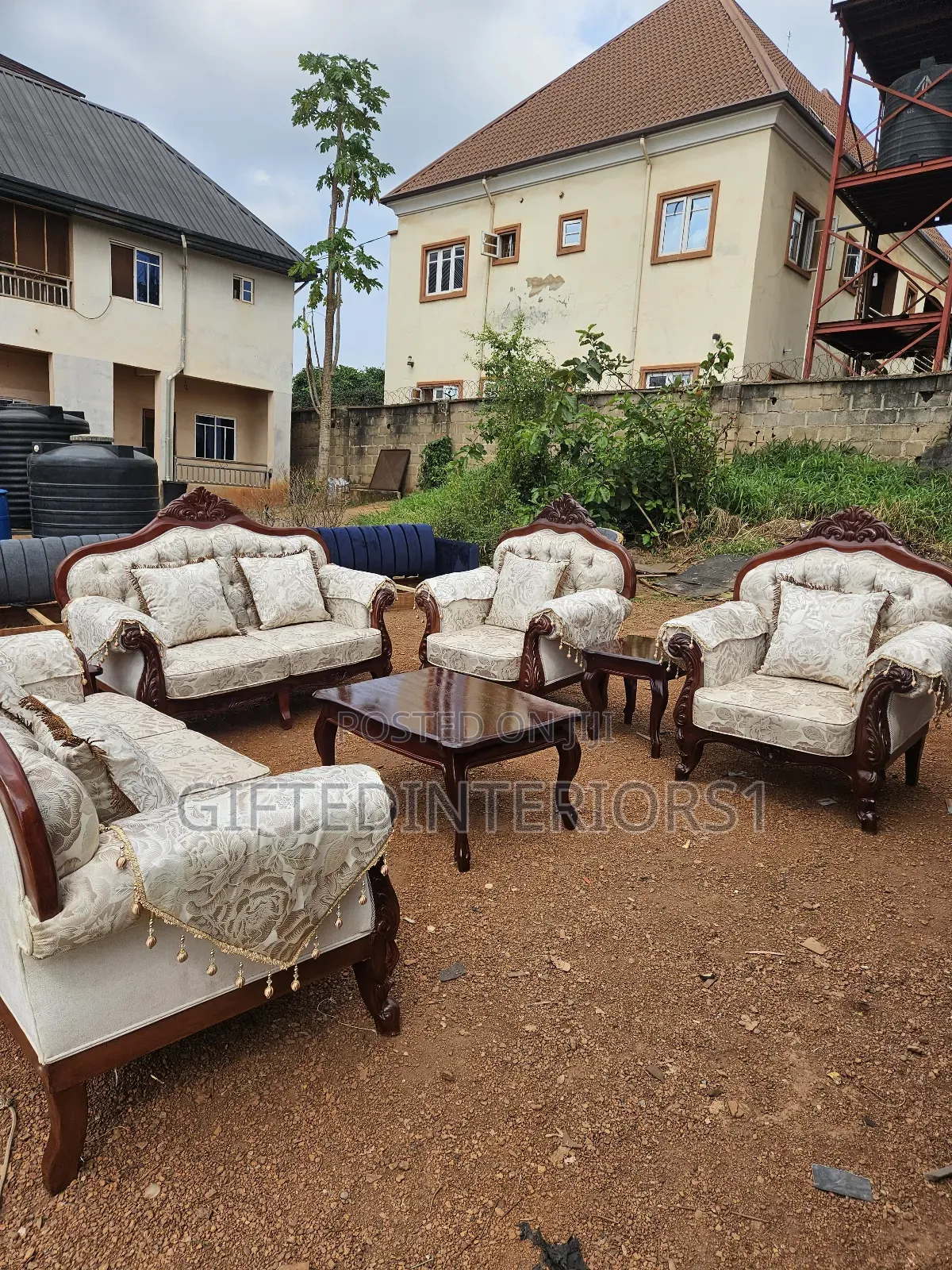 1 Set Of Royal Chairs (Antique Settee)