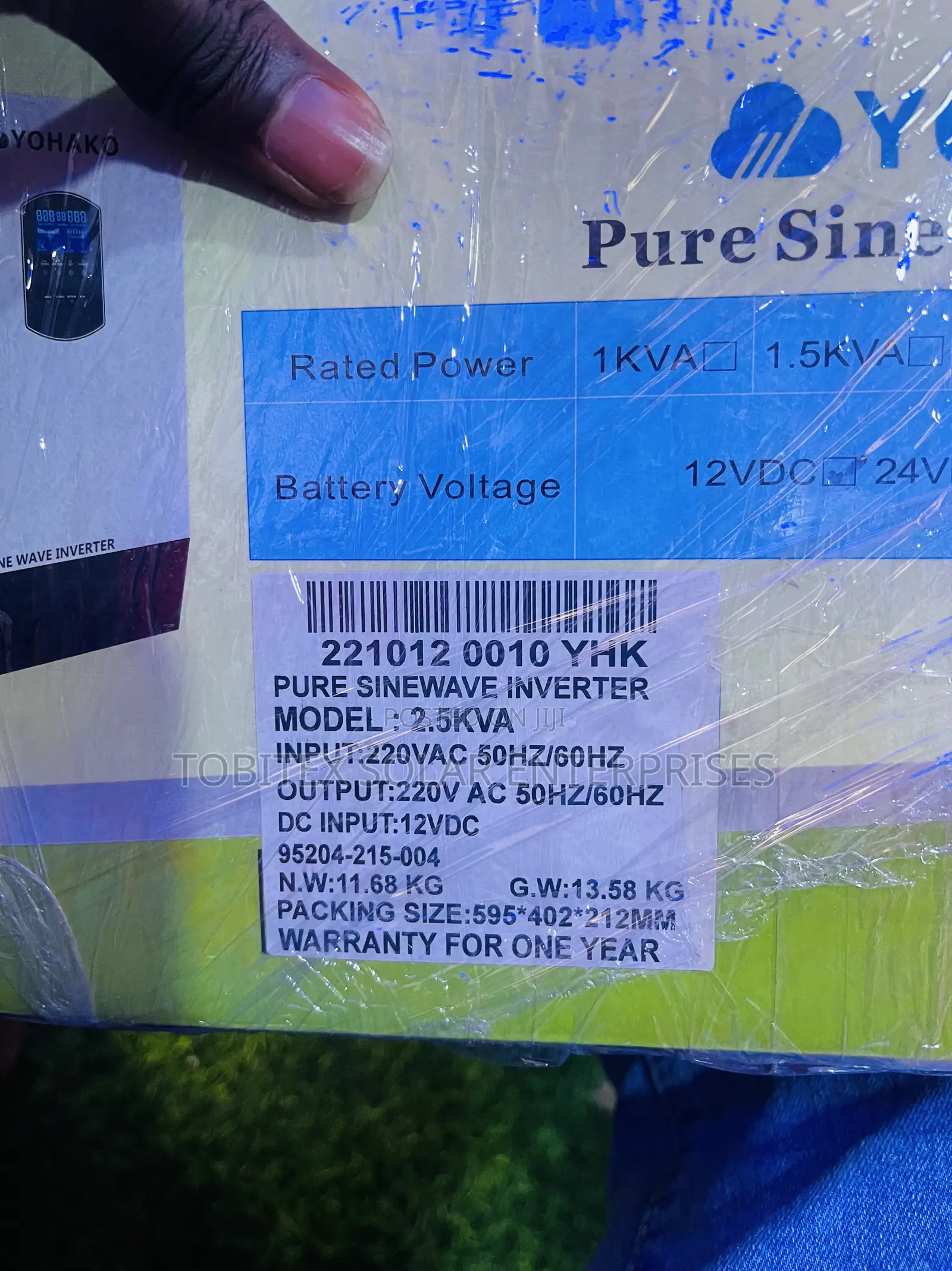 2.5kva Yohako Solar Energy Inverter