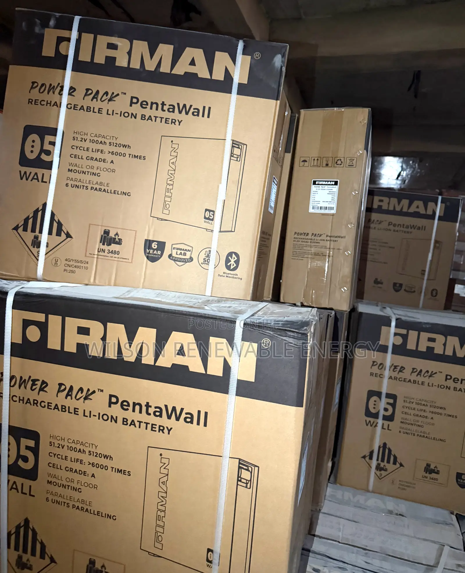 5kwh 51.2v Firman Lithium Ion Battery