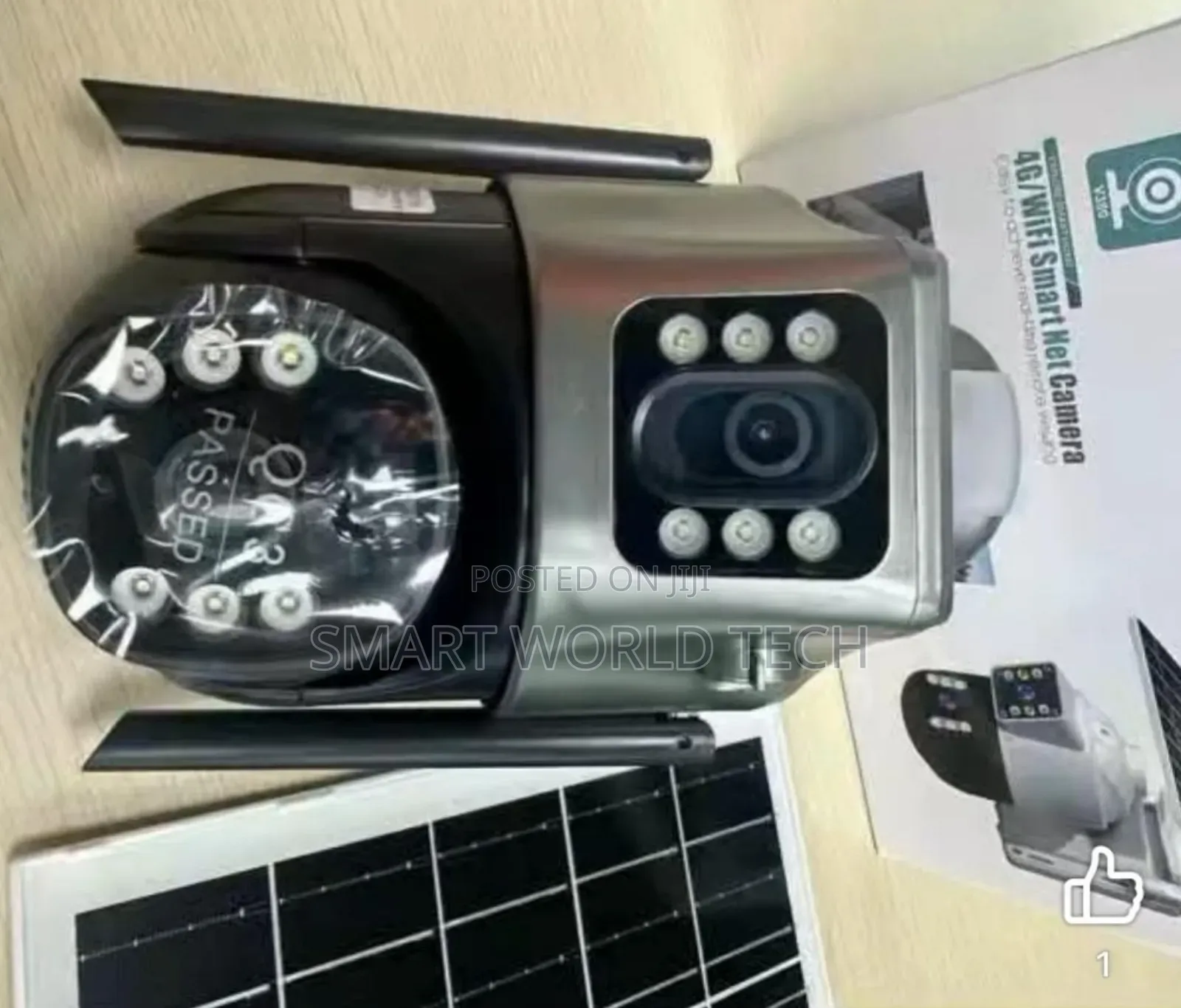 A 4g Dual Lens PTZ Security Solar Camera