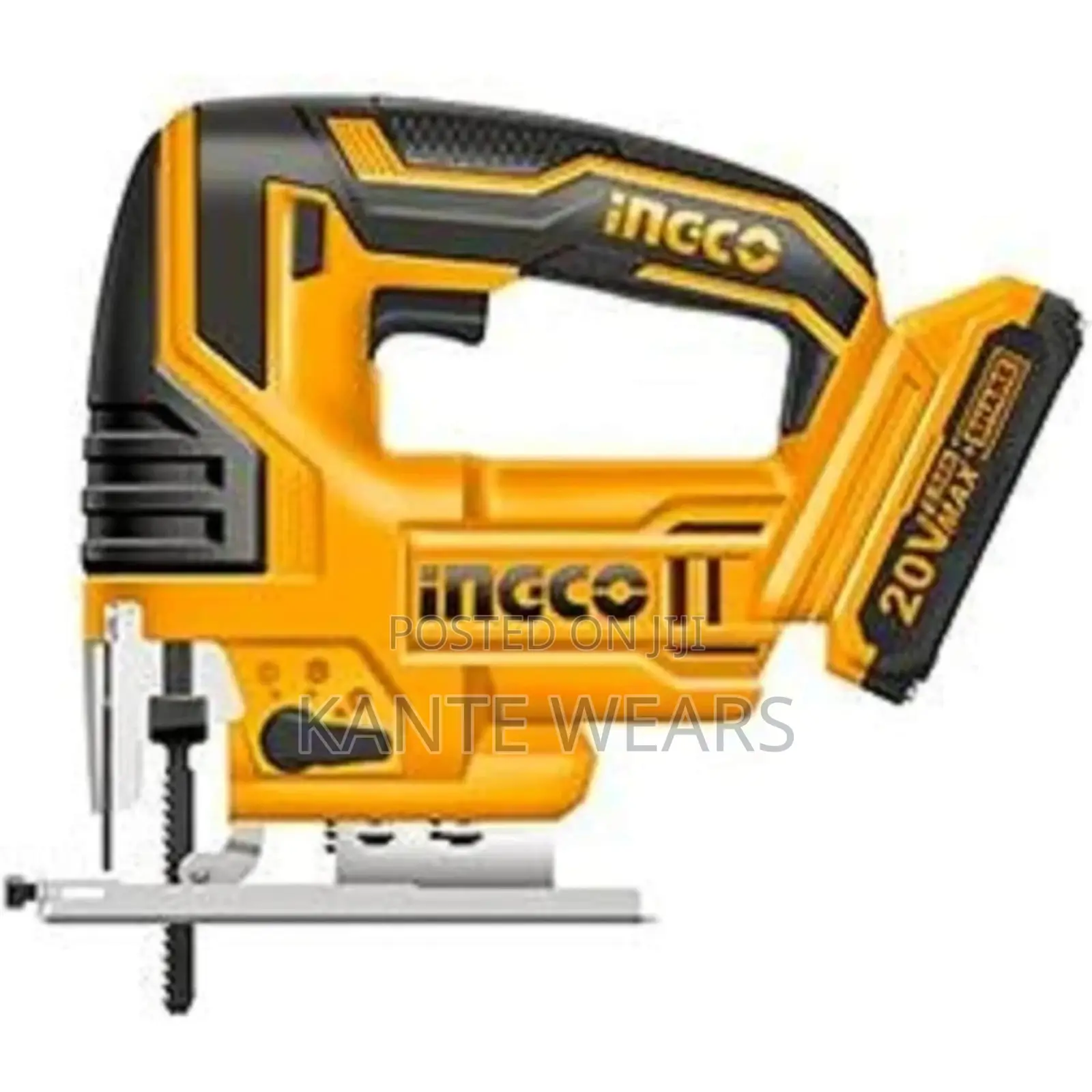 Ingco Cordless Jigsaw With Charger and Battery - 20v