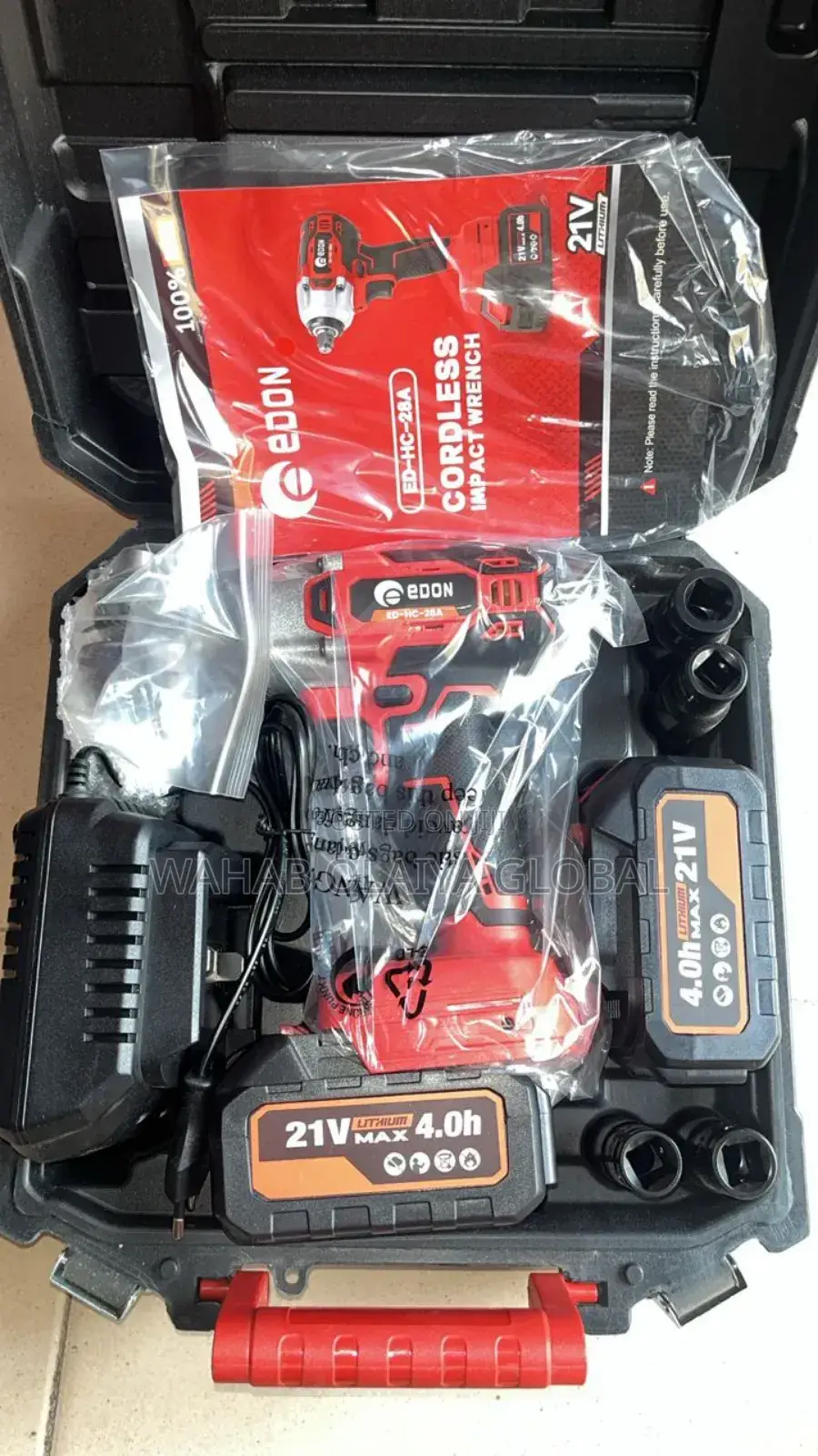 Edon 21v 4.0ah Cordless Impact Wrench – Heavy Duty Power Tool