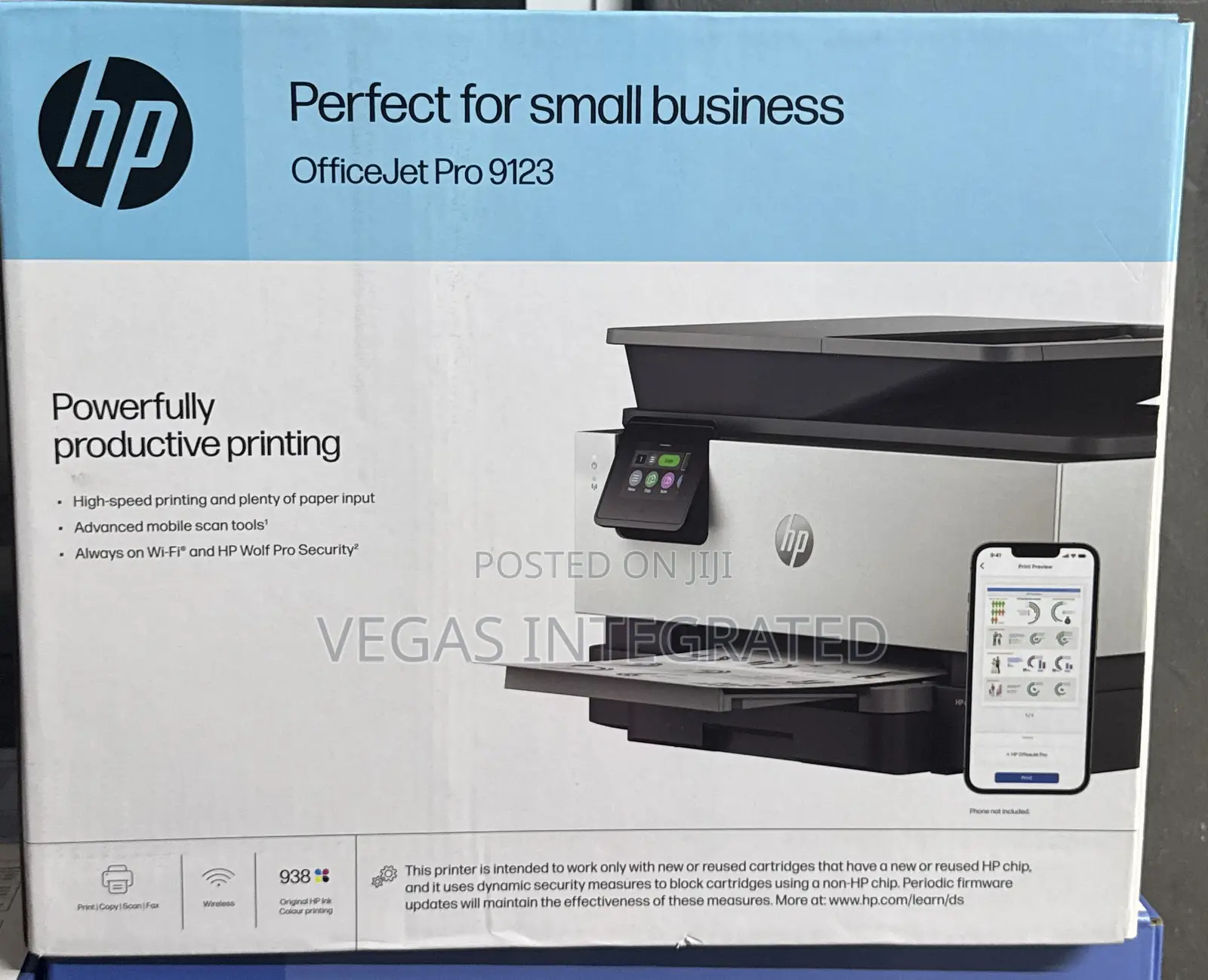 Hp Officejet Pro 9123 All-in-one Printer