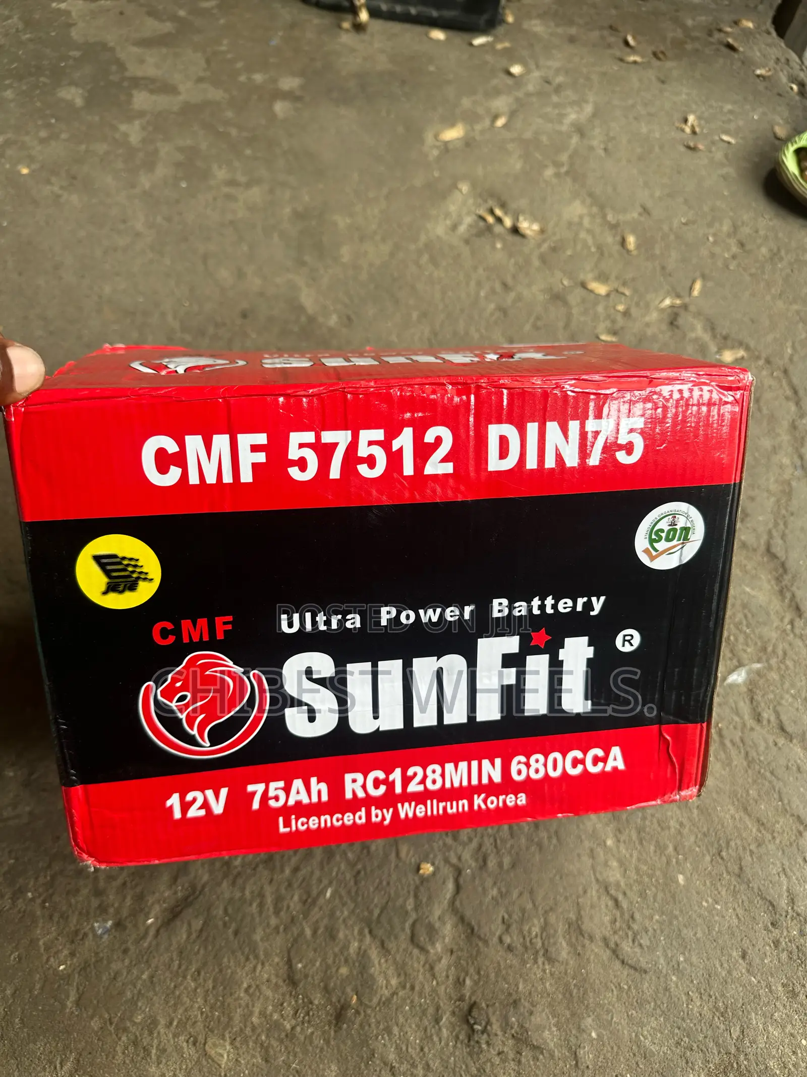 75am Car Battery Sunfit Original Battery With Warranty