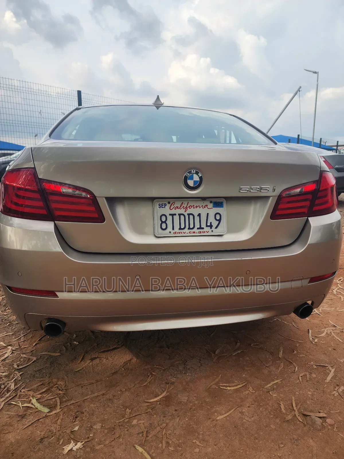 BMW 535i 2012 Gold