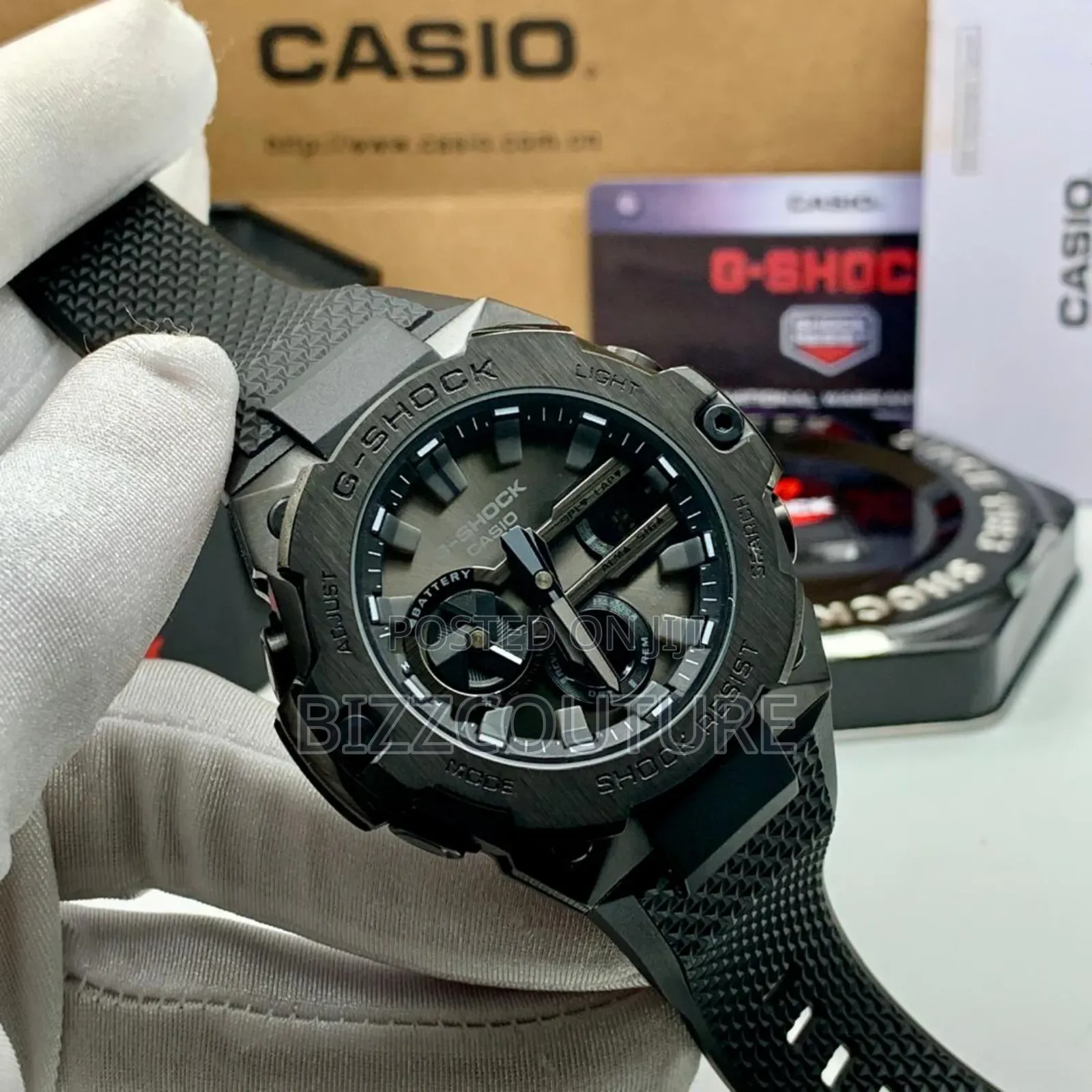 Original G-Shock Black Rubber Strap, Quartz Watch