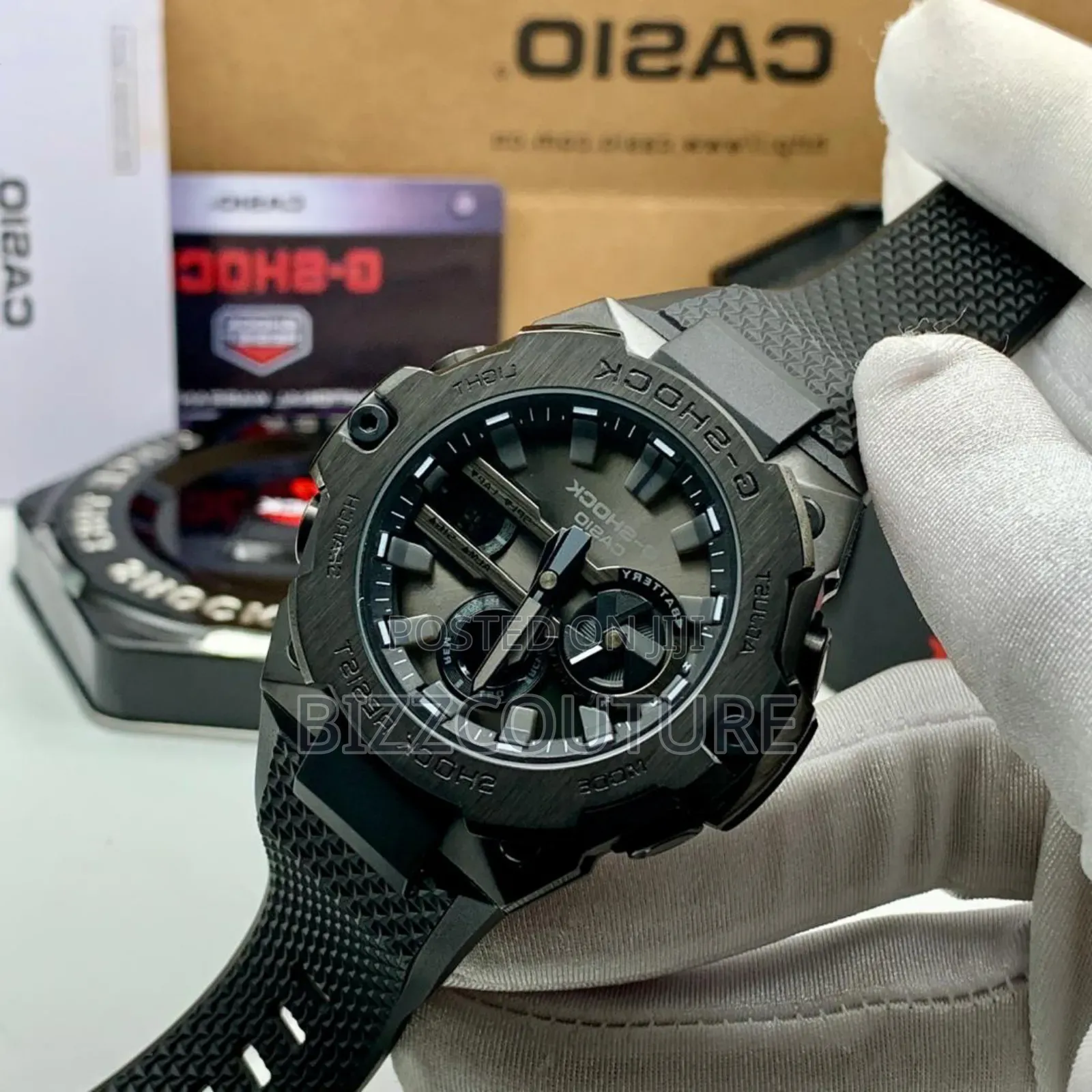 Original G-Shock Black Rubber Strap, Quartz Watch