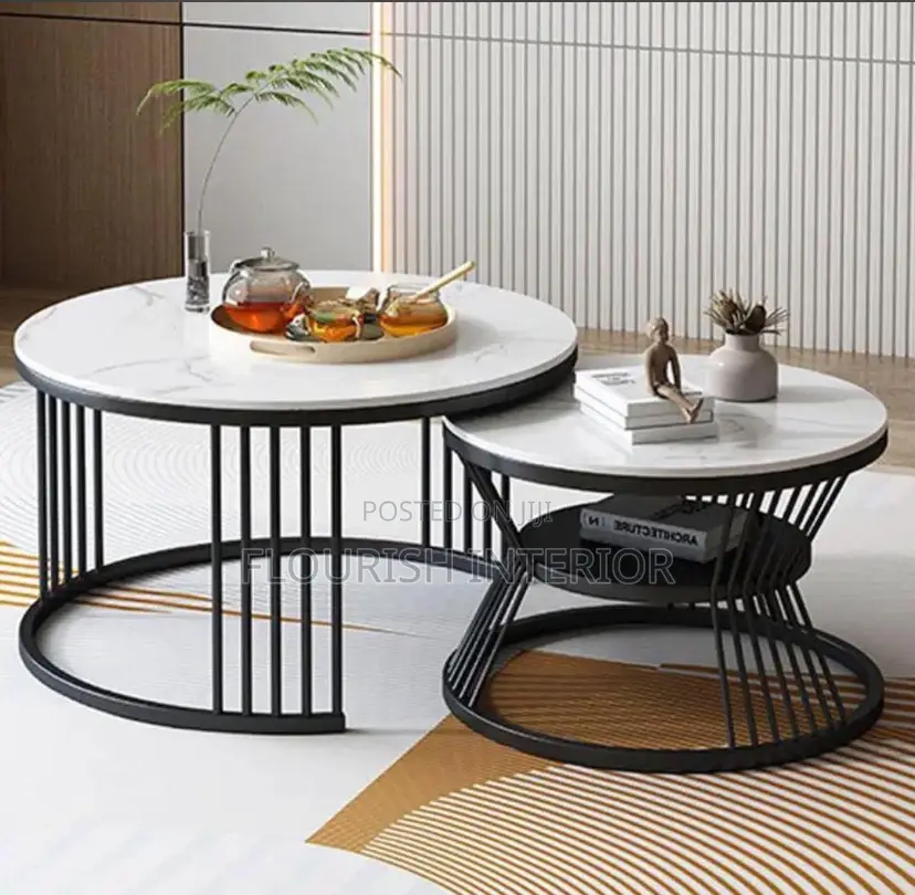 Quality Luxury Imported Marble 2in1 Center Table